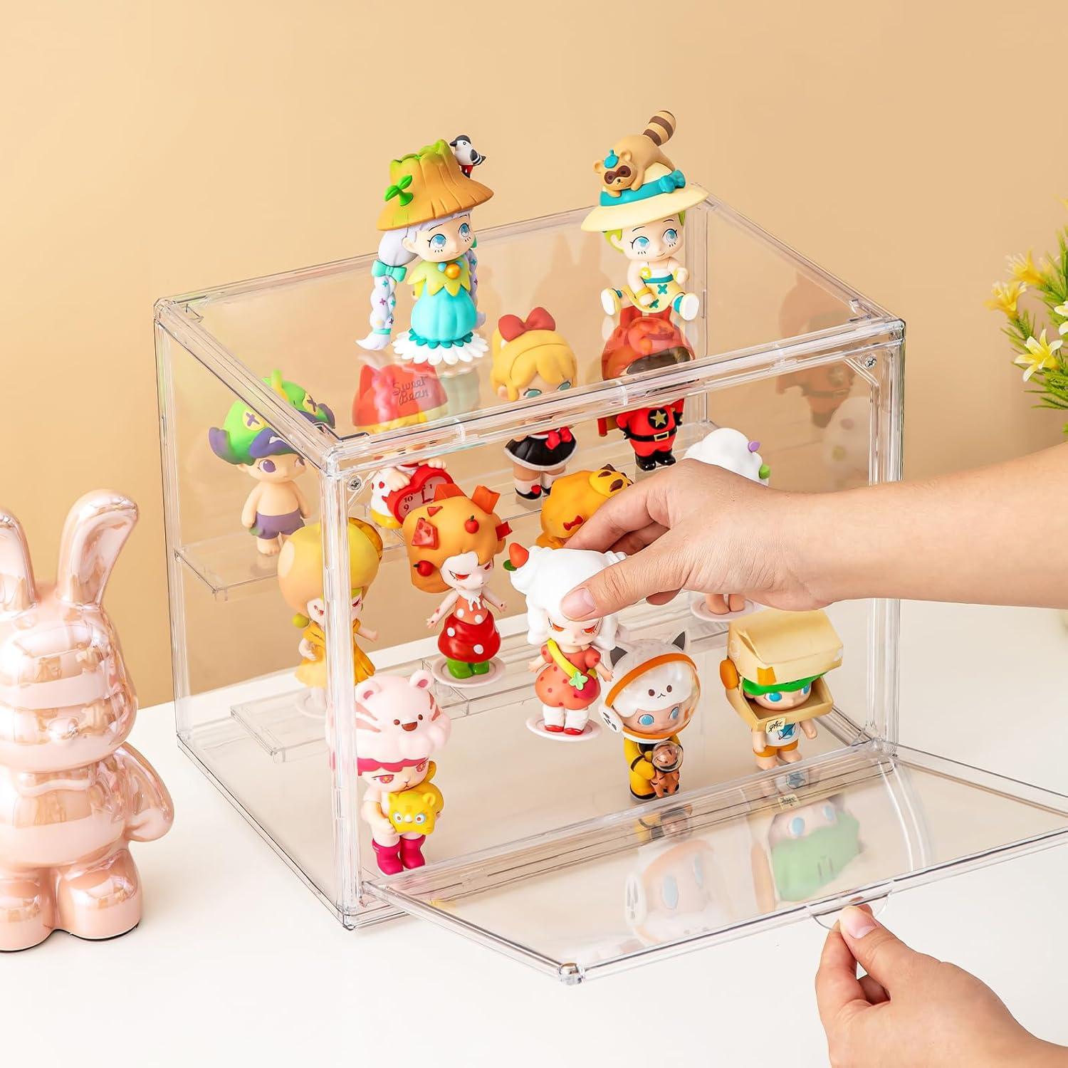 Caja de Exhibición Acrílica Cocheetah Pequeña 1 Nivel 27.2x18.2cm