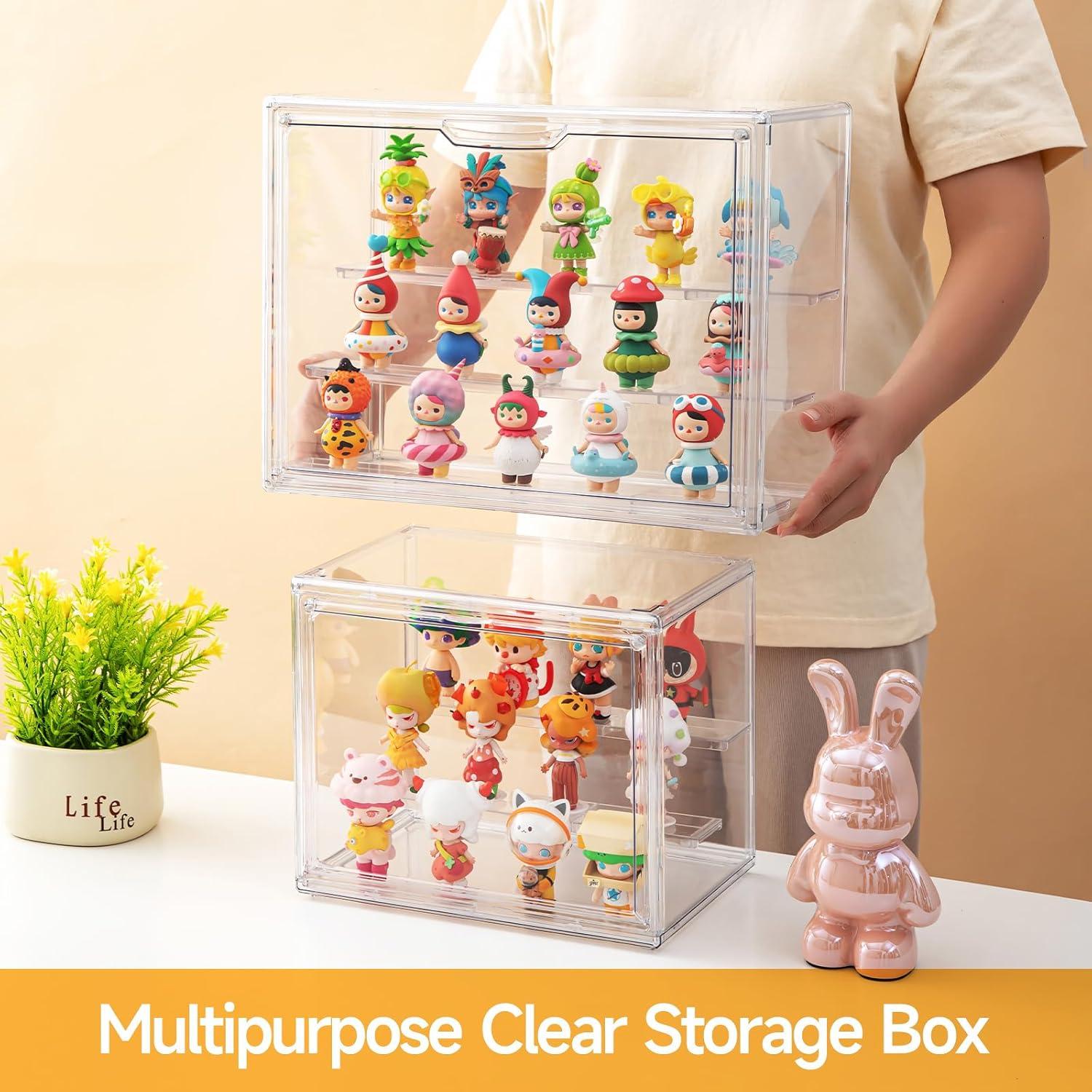 Caja de Exhibición Acrílica Cocheetah Pequeña 1 Nivel 27.2x18.2cm