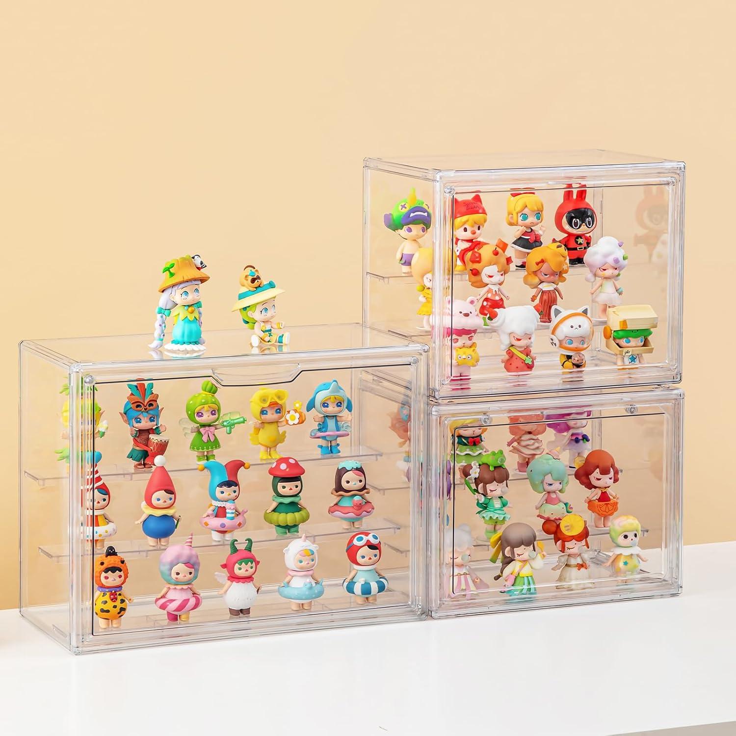 Caja de Exhibición Acrílica Cocheetah Pequeña 1 Nivel 27.2x18.2cm