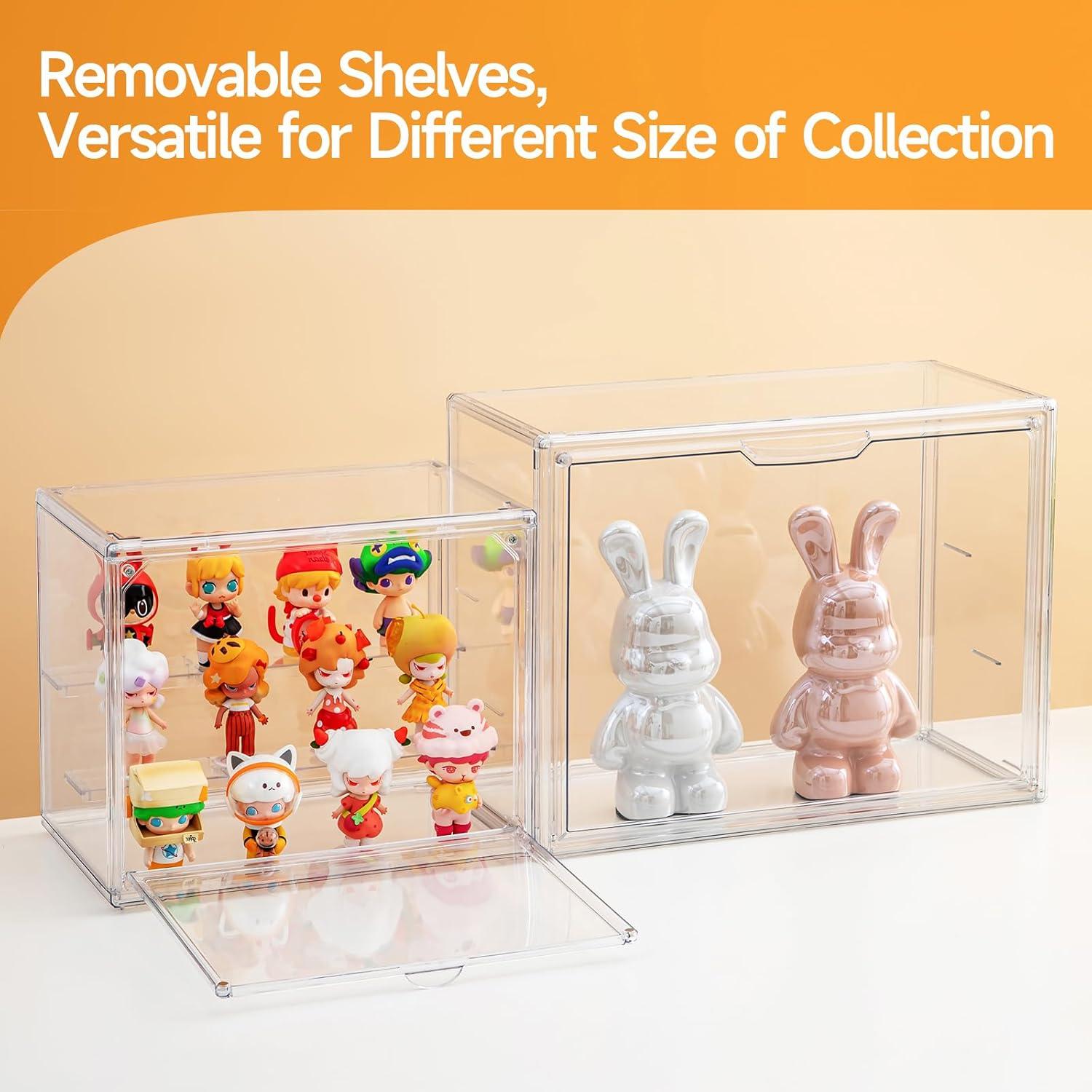 Caja de Exhibición Acrílica Cocheetah Pequeña 1 Nivel 27.2x18.2cm