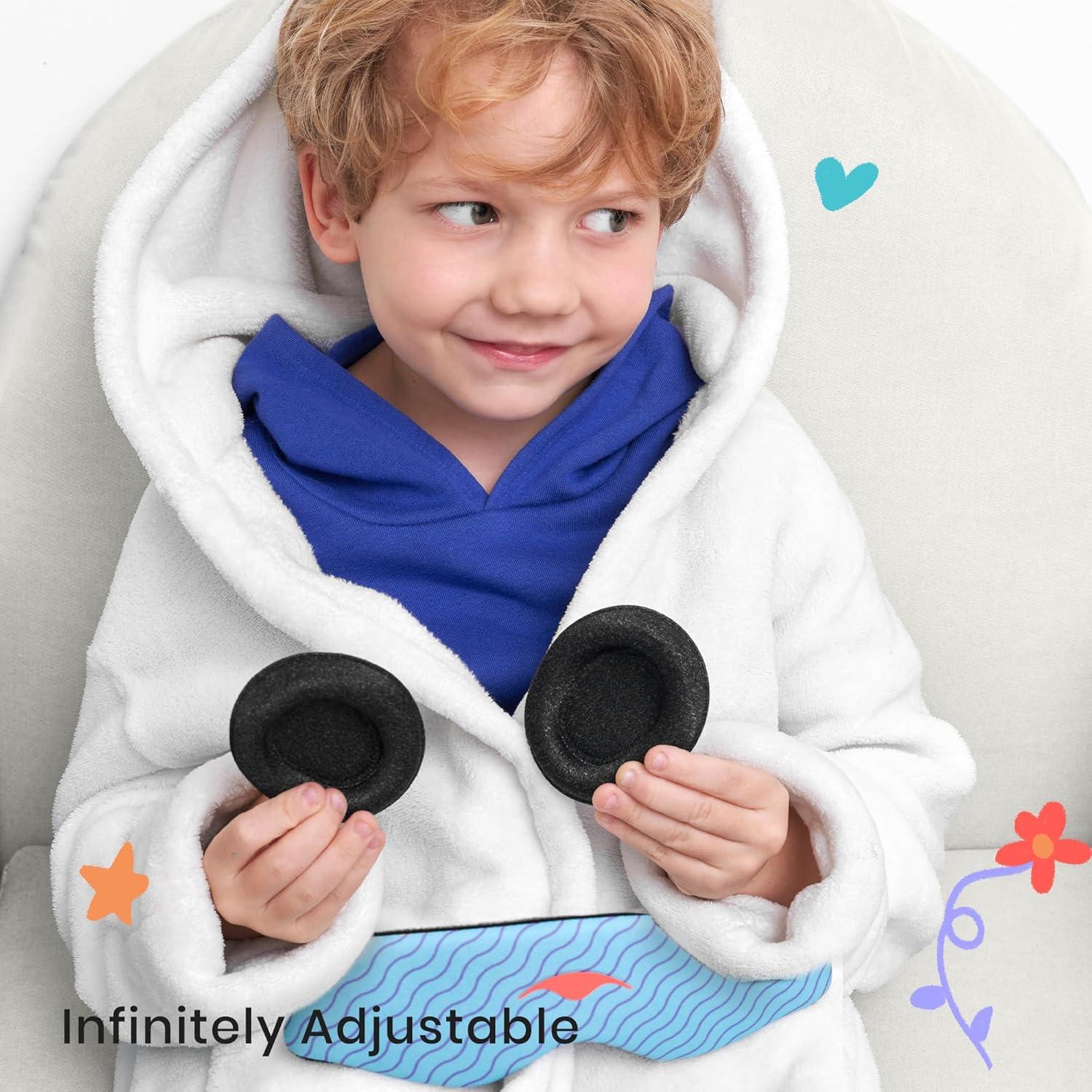 Manta Kids - Máscara de Sueño Ajustable para Niños Azul