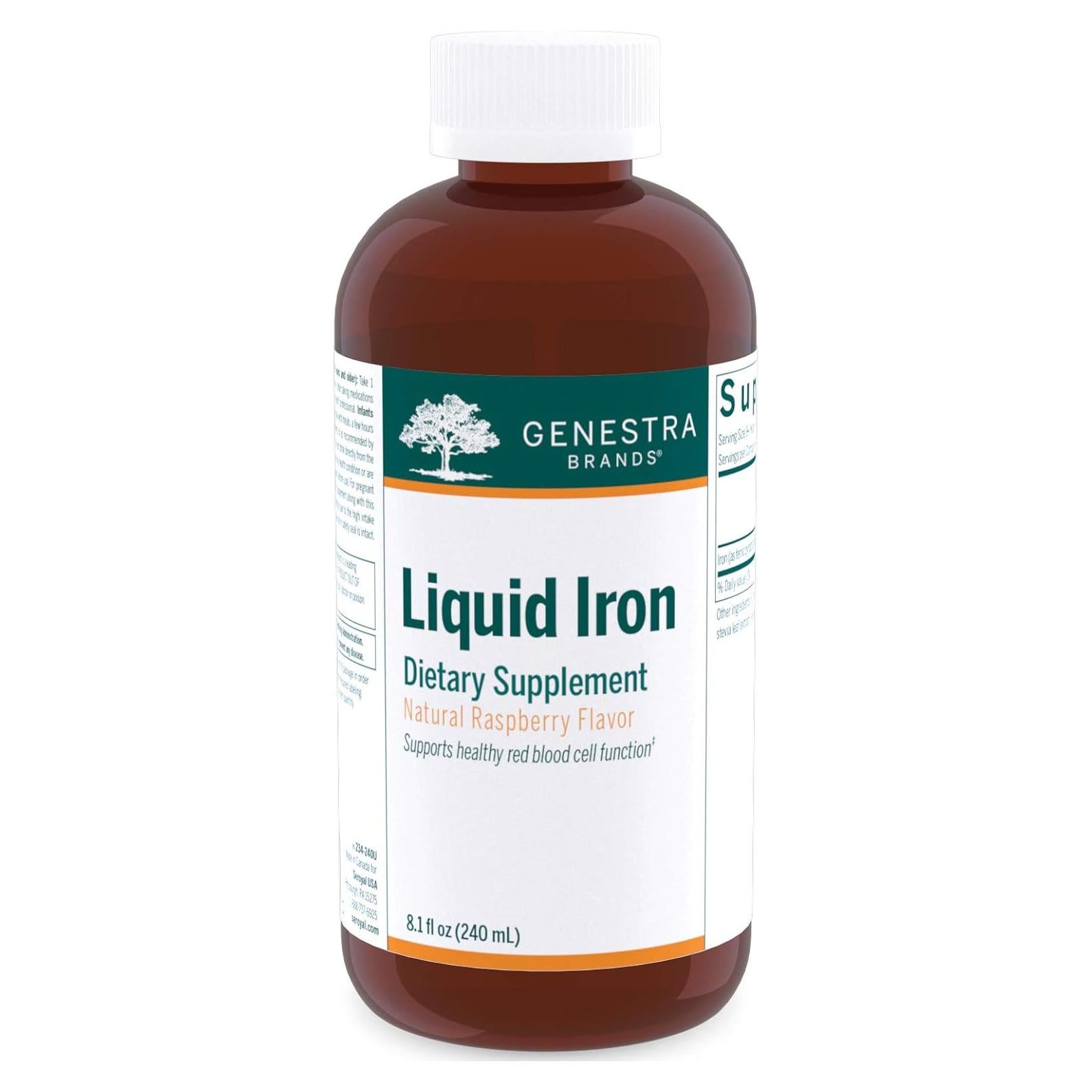 Suplemento Mineral Coloidal Genestra Brands Hierro Líquido 240 ml