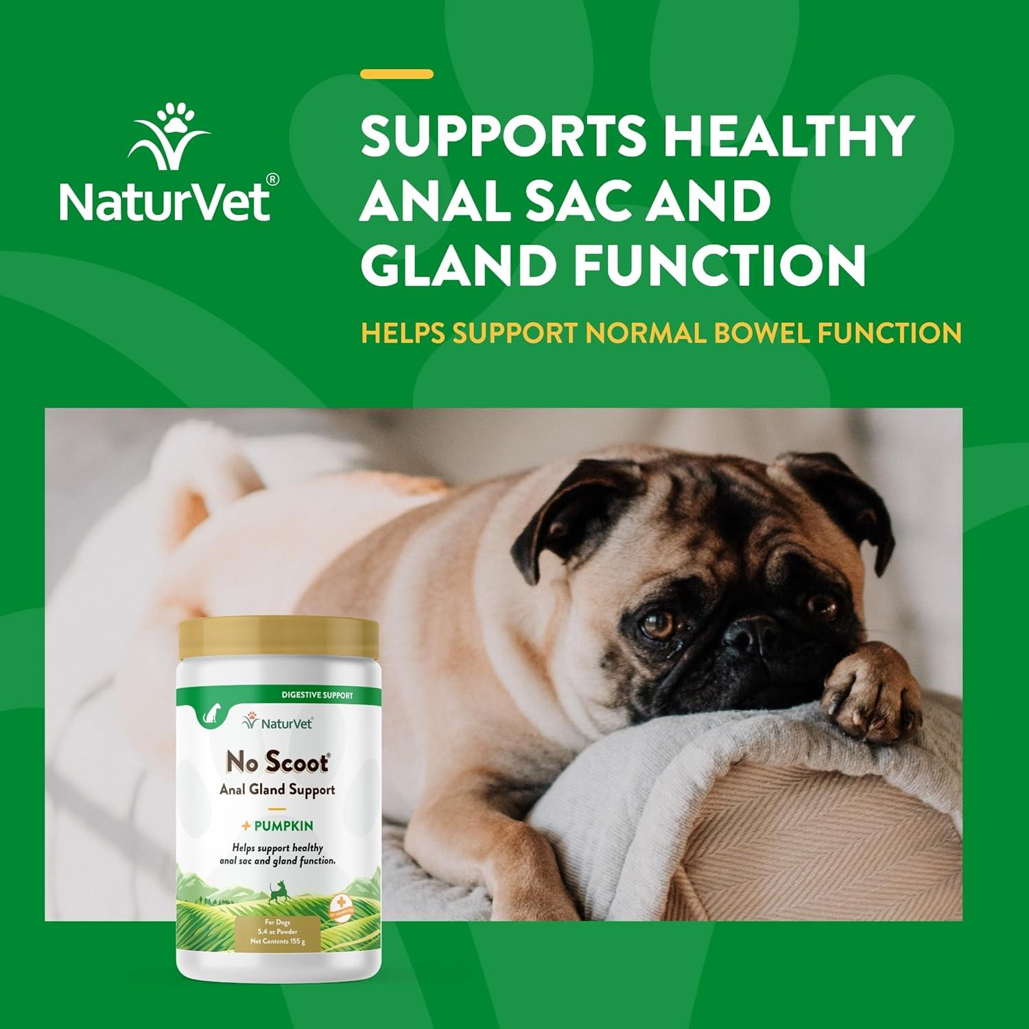 NaturVet No Scoot para Perros 153g - Salud Intestinal y Anales