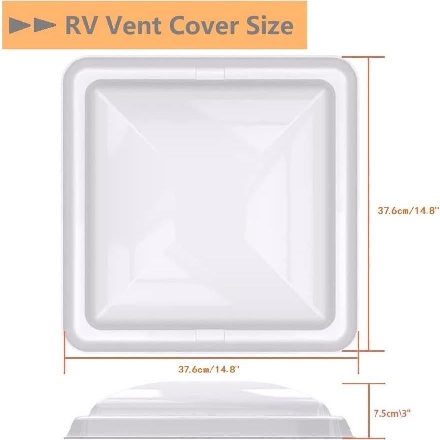 Cubierta de Ventilación de Techo RV LQKUMJG 14" Impermeable