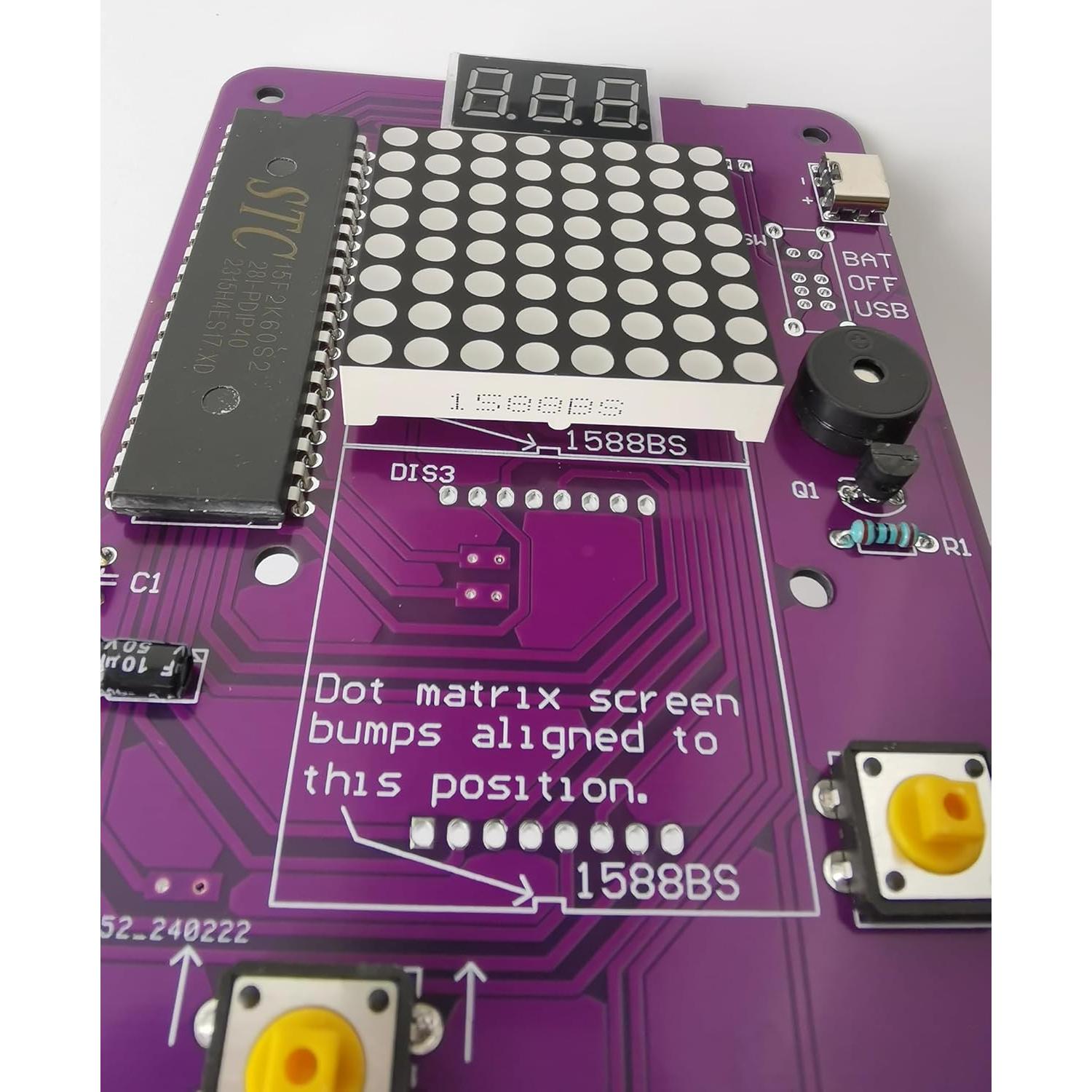 Kit de Soldadura DIY ScienSta para Principiantes - Proyectos Electrónicos