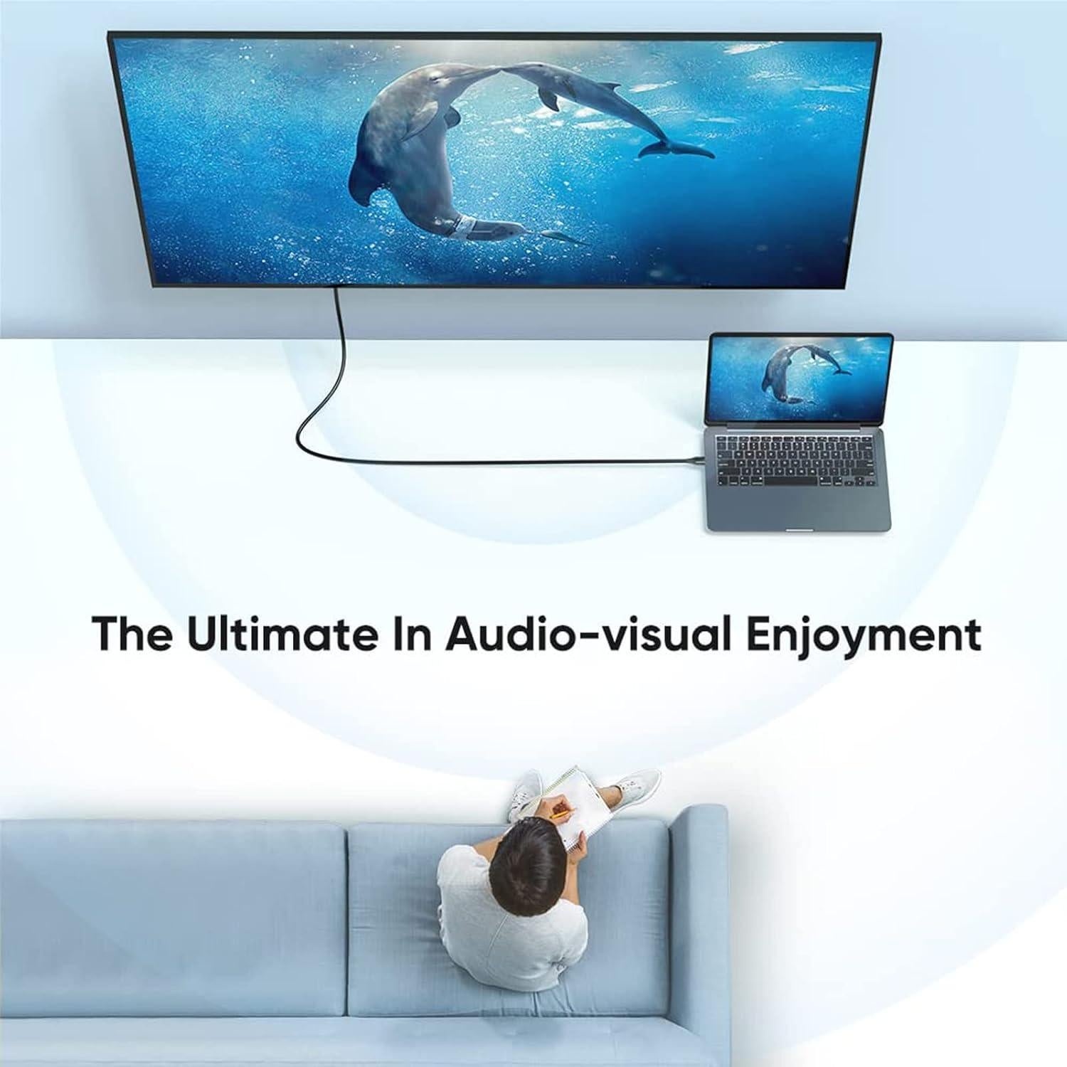 Cable HDMI 8K CableCreation 0.91M Ultra Alta Velocidad 48Gbps