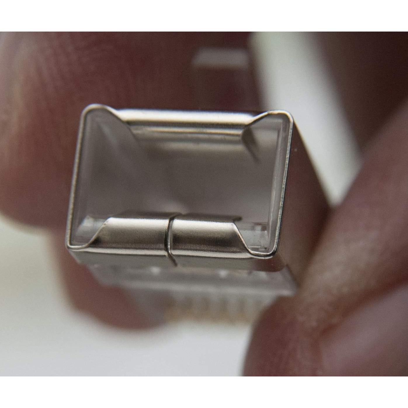 Conectores RJ45 Cat6 Blindados Passthrough 60 Unidades Sabra