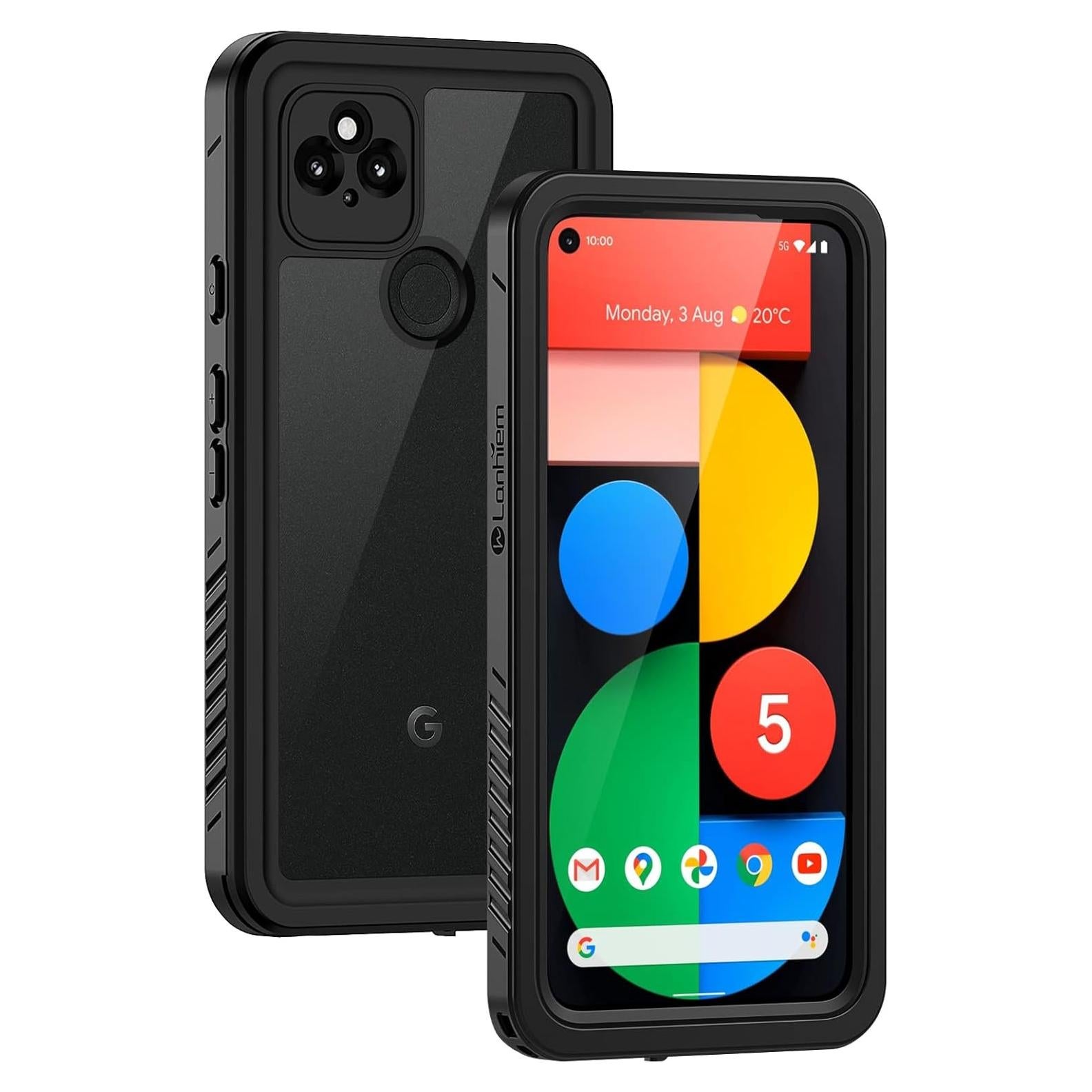 Funda Lanhiem para Google Pixel 5, IP68, Protección Completa