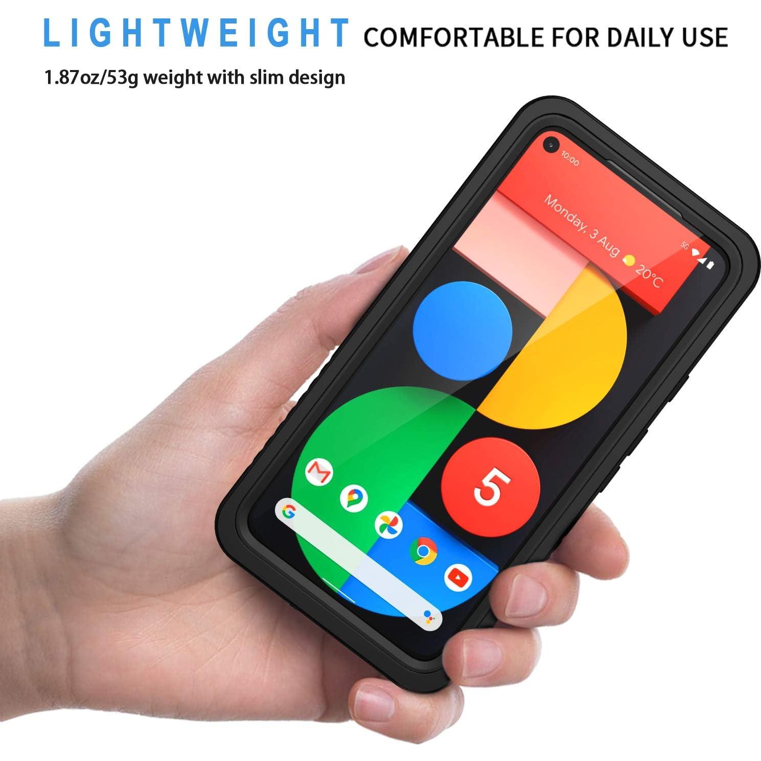 Funda Lanhiem para Google Pixel 5, IP68, Protección Completa