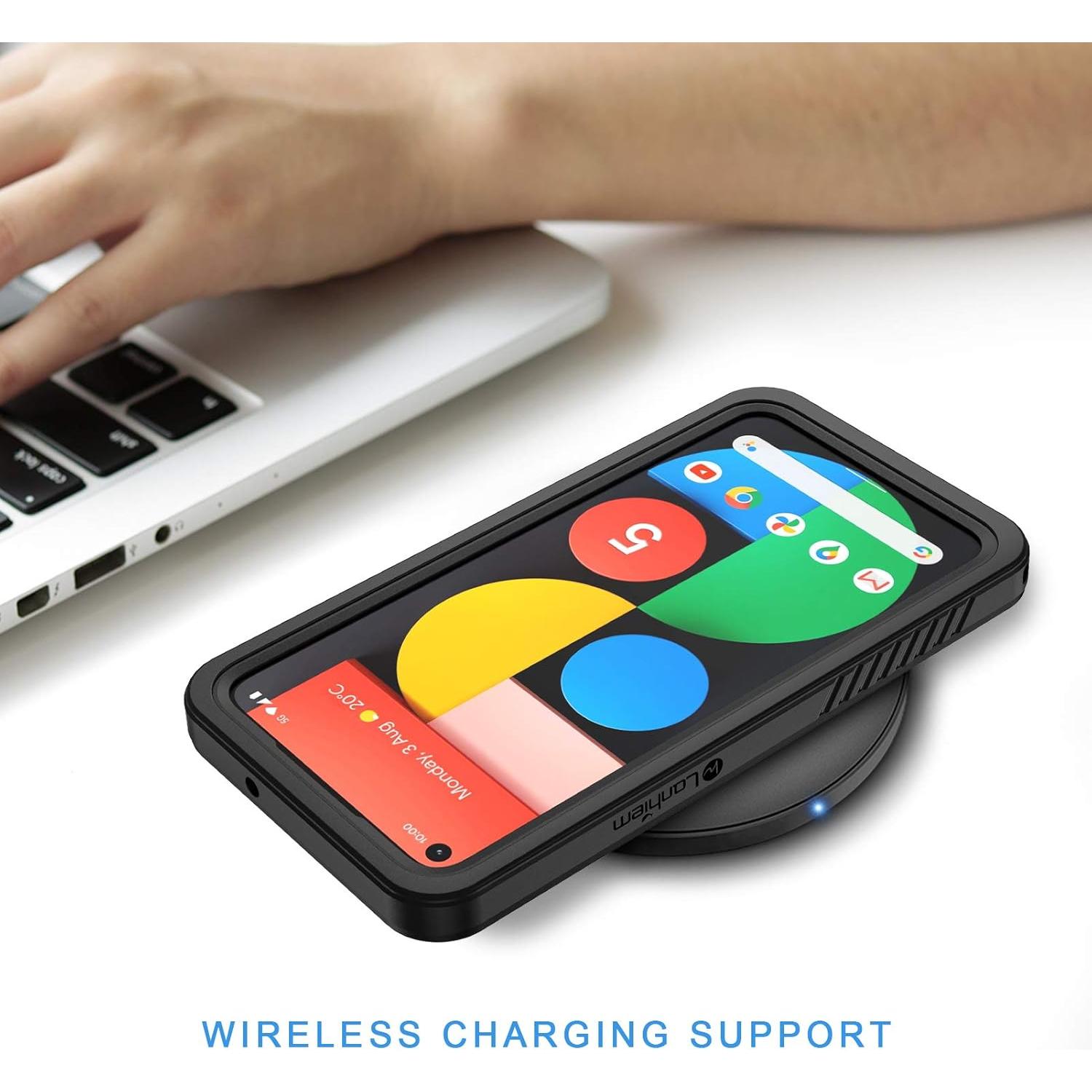 Funda Lanhiem para Google Pixel 5, IP68, Protección Completa