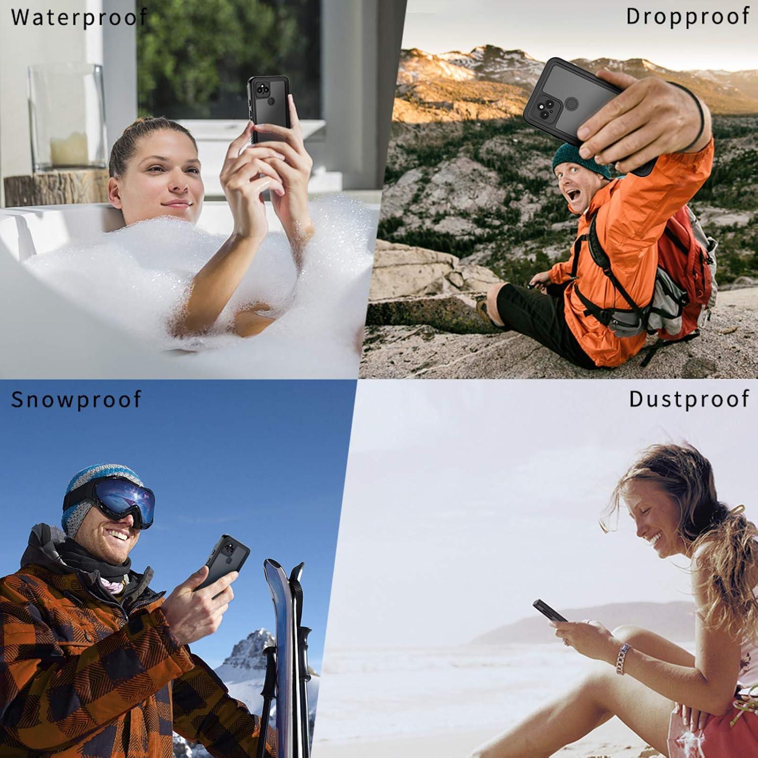 Funda Lanhiem para Google Pixel 5, IP68, Protección Completa