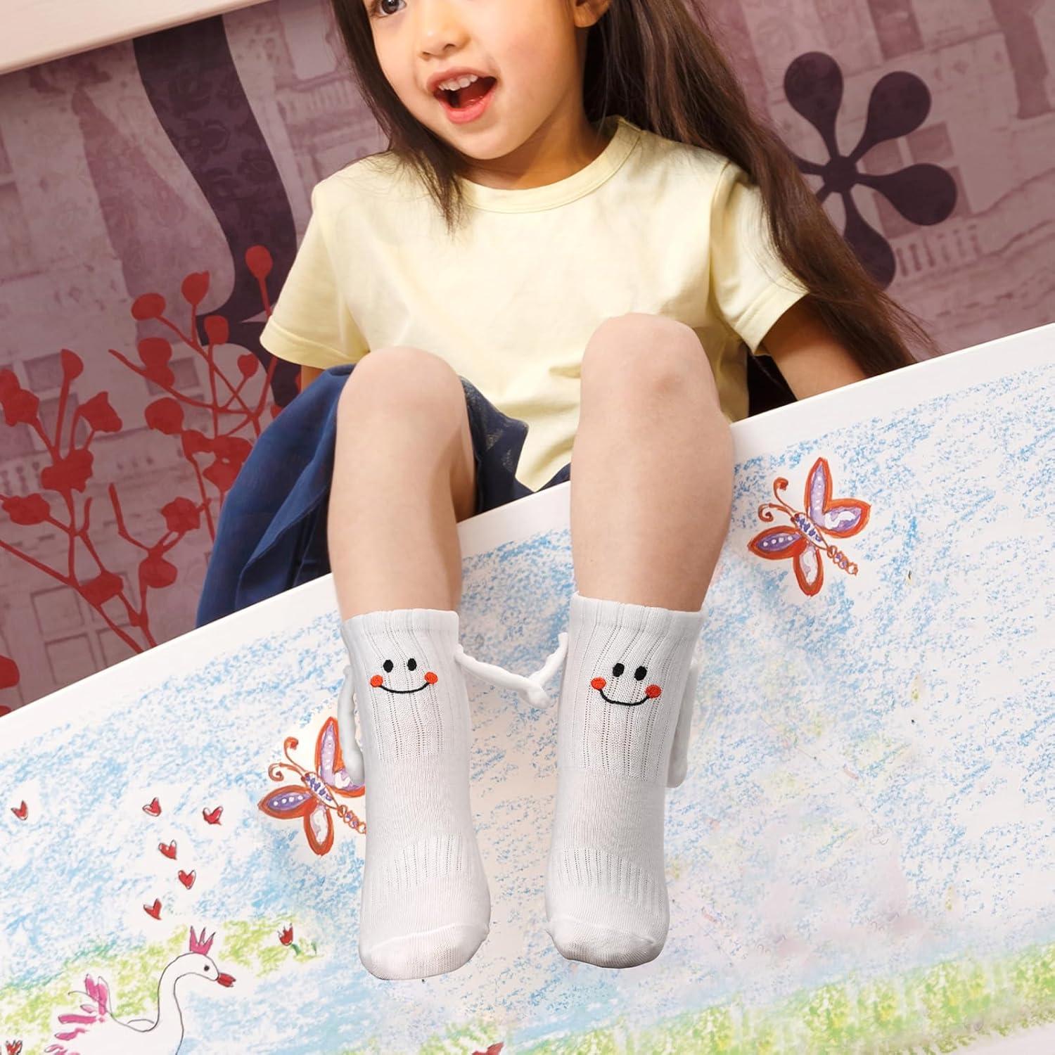 Calcetines Magnéticos XIHIRCD para Niños 2 Pares Divertidos