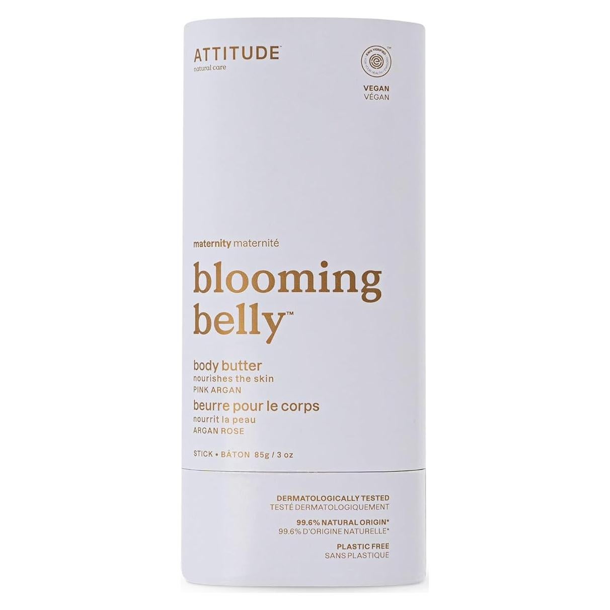 Manteca Corporal ATTITUDE para Embarazadas 85g - Vegana y Natural