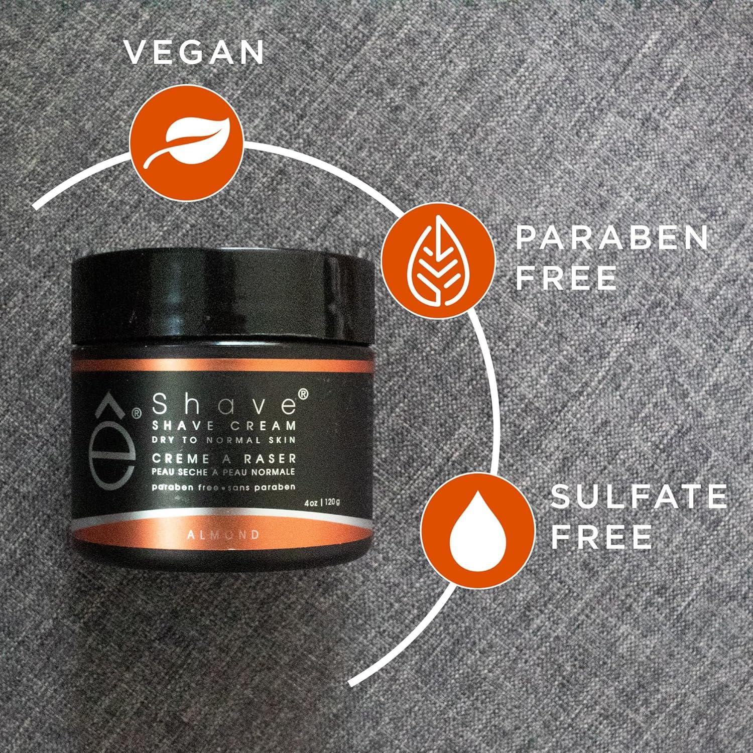 Crema de Afeitar eShave Almendra 113 g - Suave y Sin Irritación