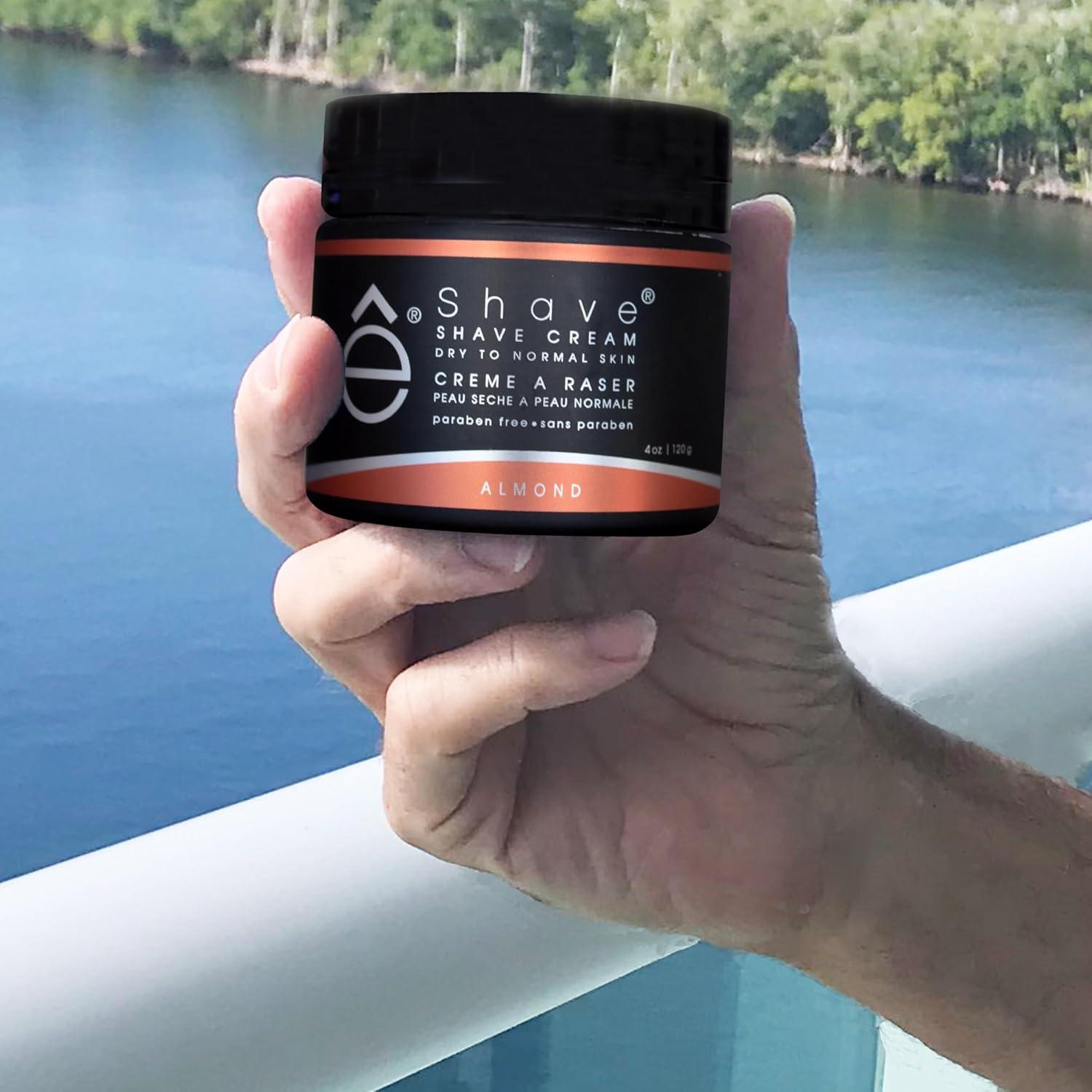 Crema de Afeitar eShave Almendra 113 g - Suave y Sin Irritación