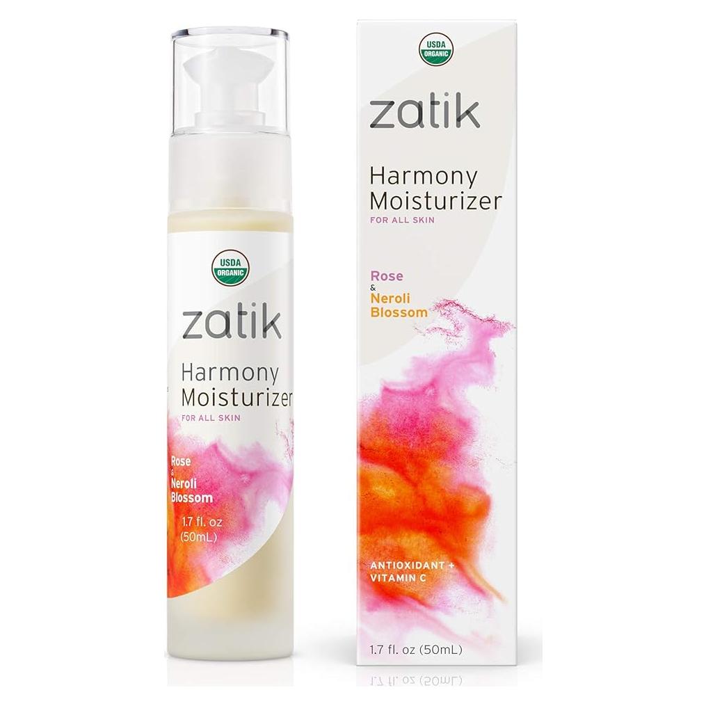 Hidratante Orgánico Zatik Naturals 50ml Rosa y Neroli Vegano