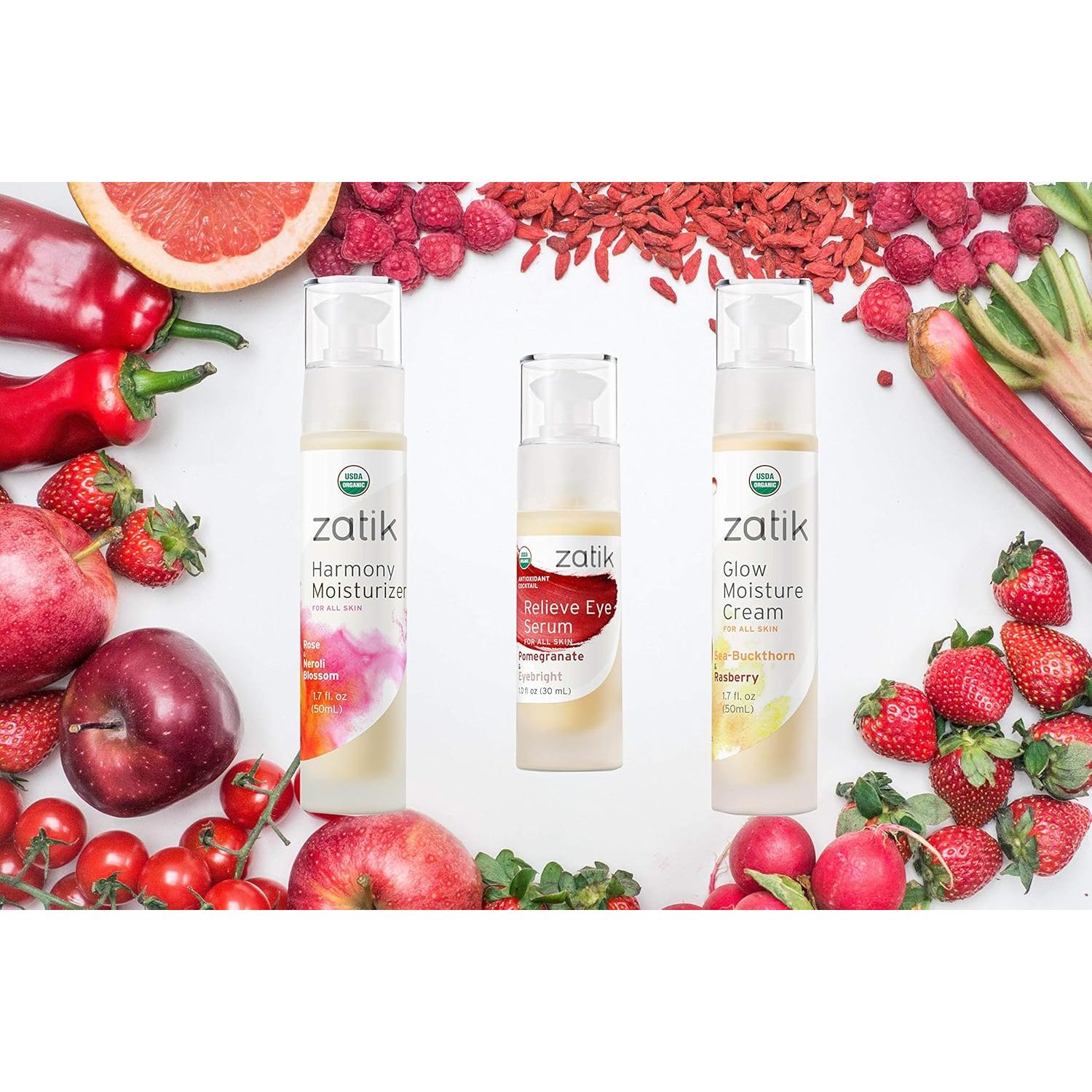 Hidratante Orgánico Zatik Naturals 50ml Rosa y Neroli Vegano