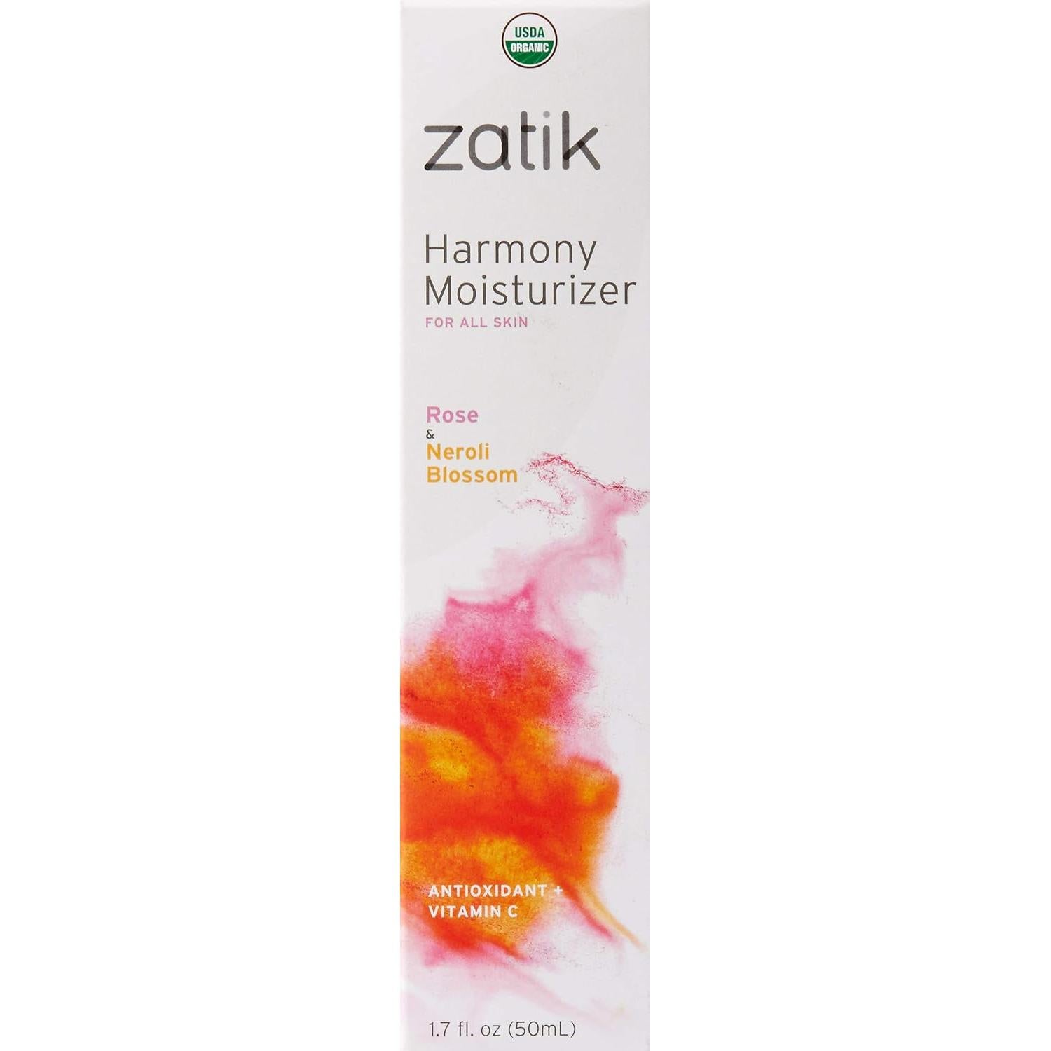 Hidratante Orgánico Zatik Naturals 50ml Rosa y Neroli Vegano