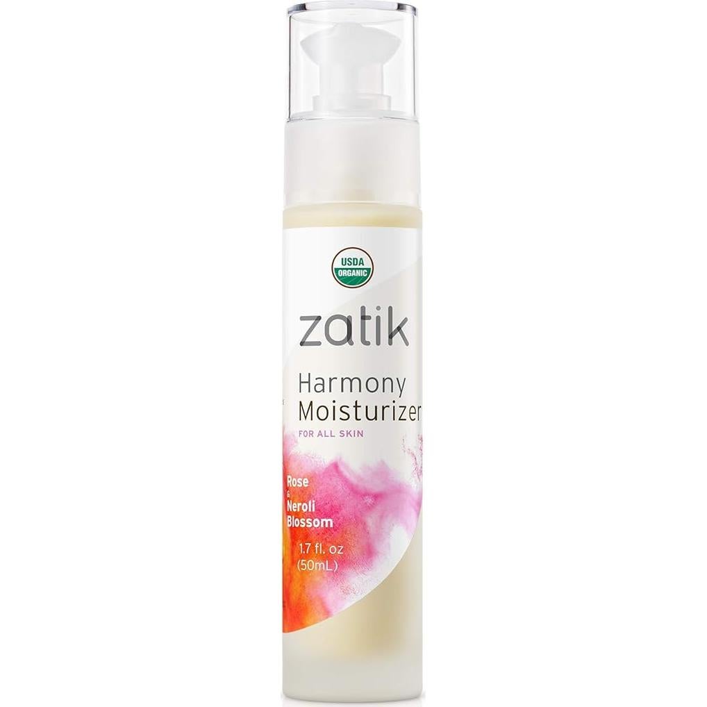Hidratante Orgánico Zatik Naturals 50ml Rosa y Neroli Vegano