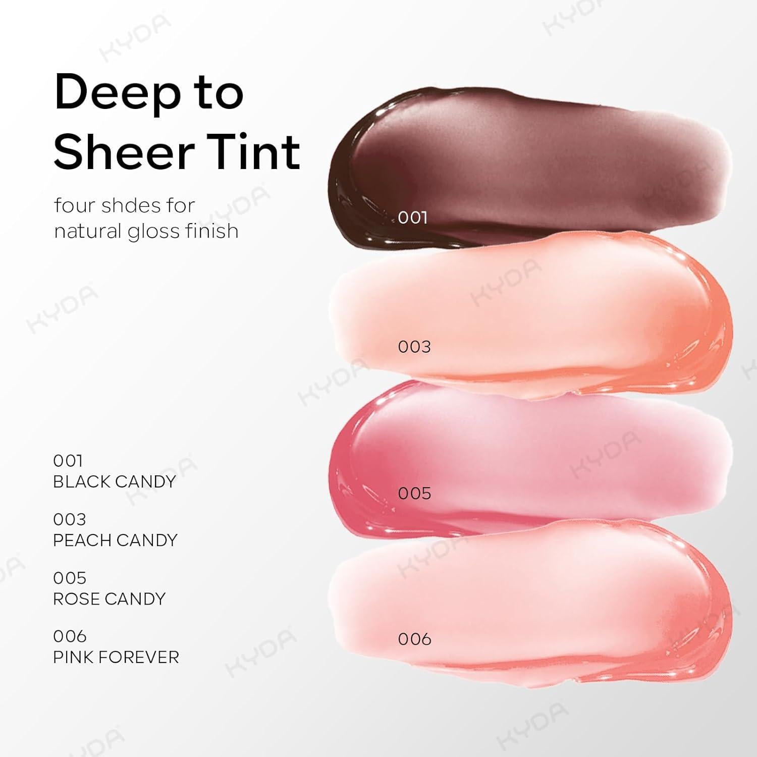 Bálsamo Labial Tinte KYDA - Hidratante con Miel, 3 Colores