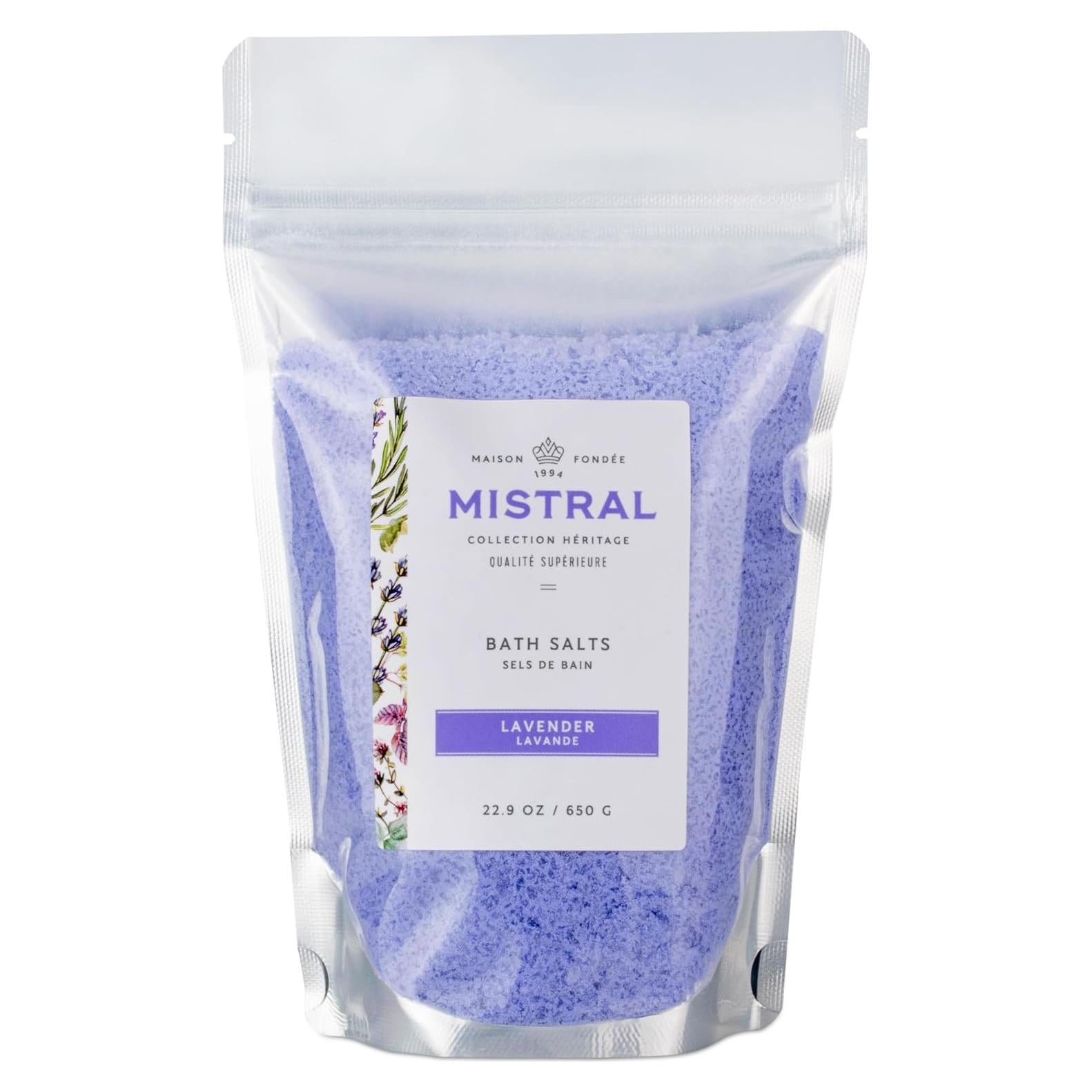 Sal de Baño Mistral 650g Lavanda Mar Mediterráneo
