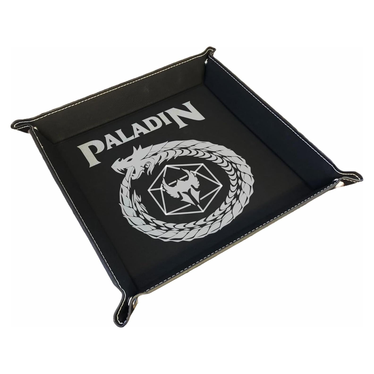 Bandeja de Dados D&D PrecisionNC Cuero Sintético Negro 32.7cm