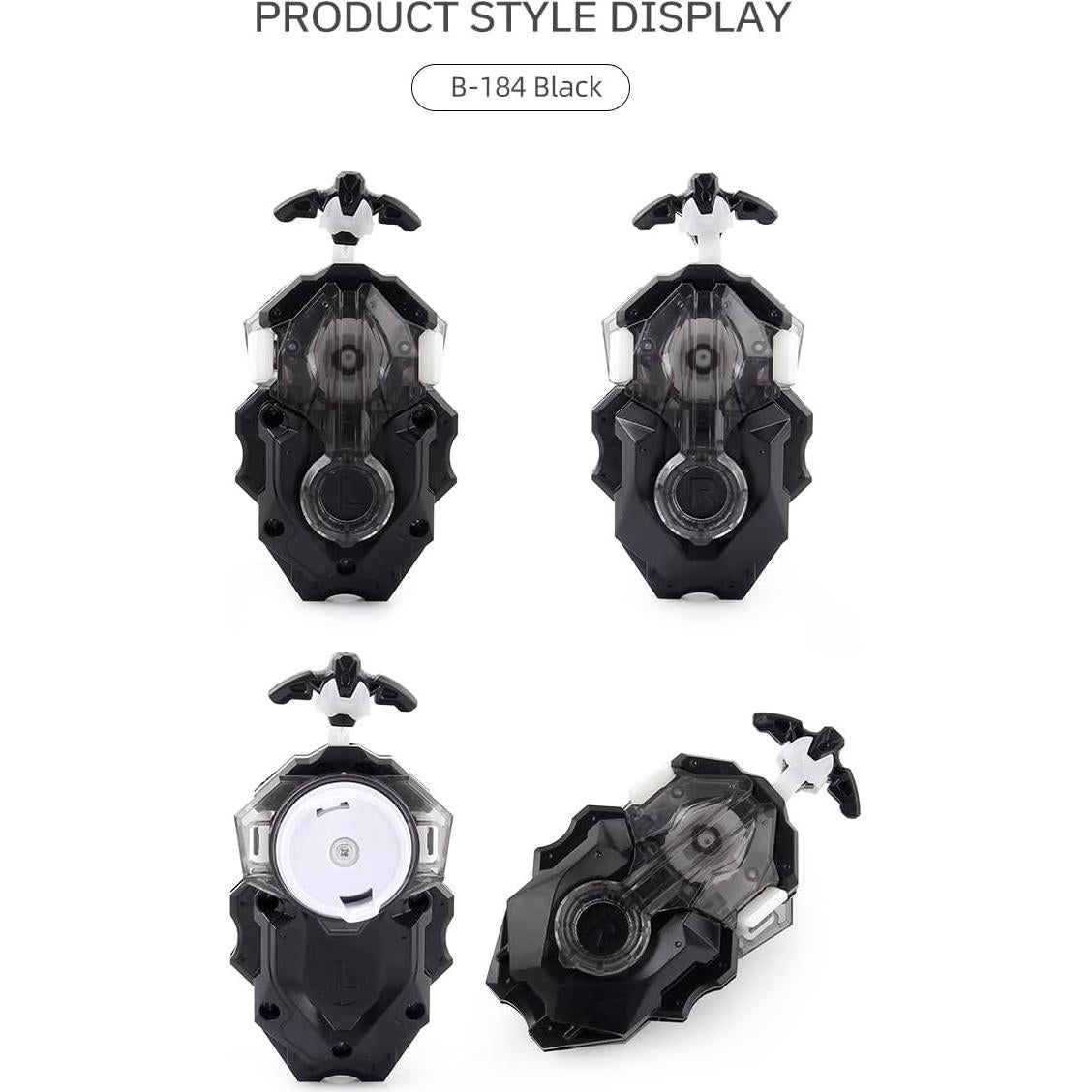 Lanzador y Agarre Bey Burst B-184 EssTe Negro Izquierda/Derecha