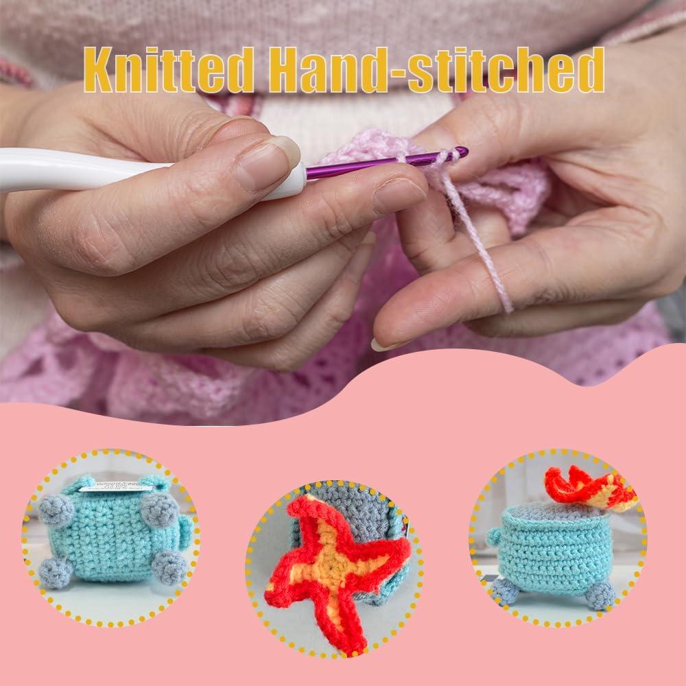 Fuego de Basura de Soporte Emocional RovyFota Azul Tejido