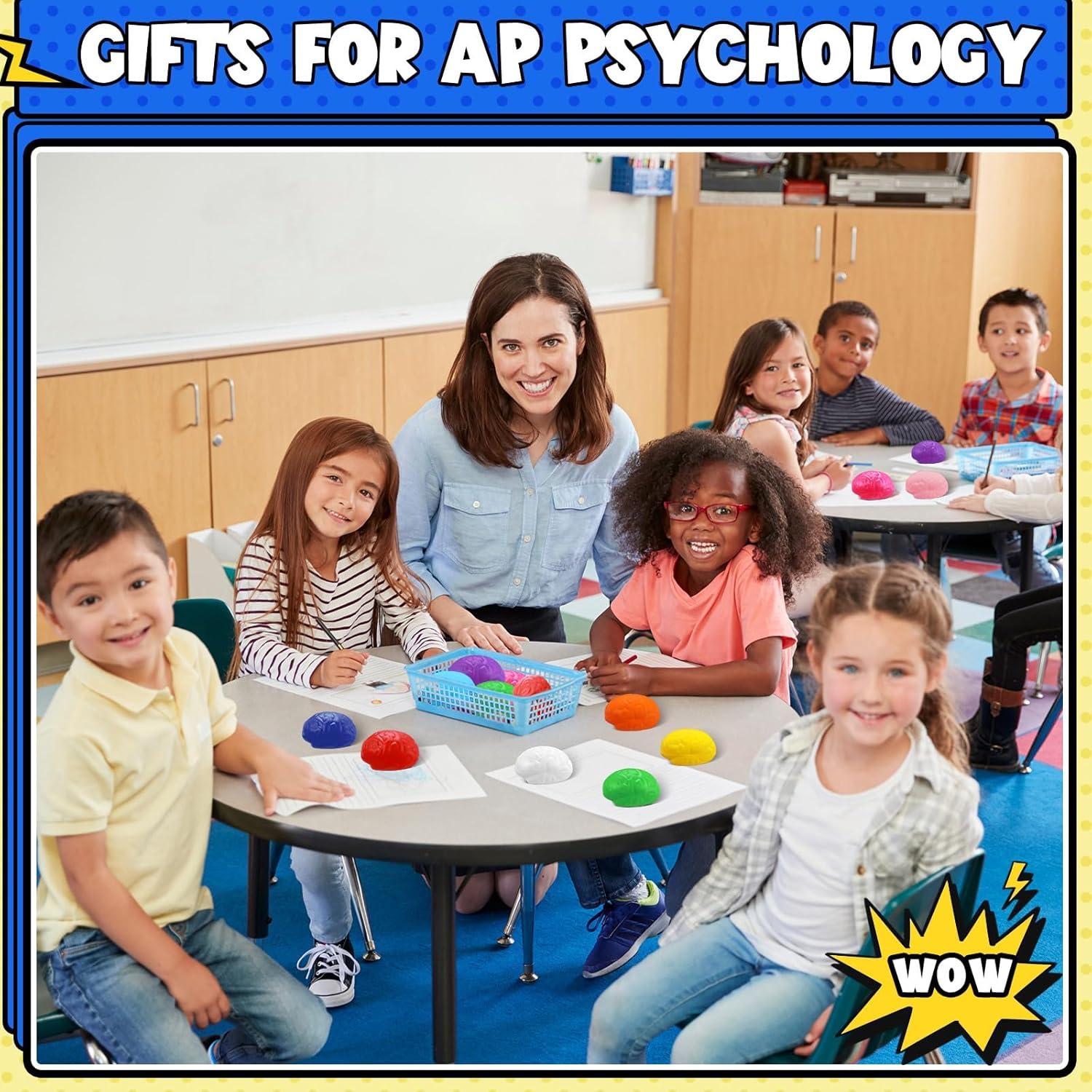 40 Pelotas Antiestrés Cerebrales Kasyat 7.1 cm Coloridas