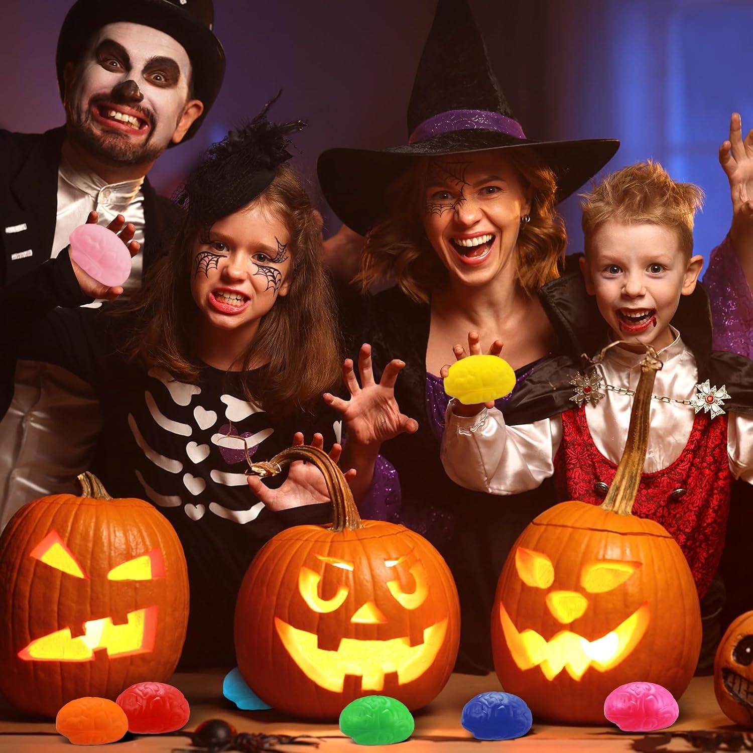 40 Pelotas Antiestrés Cerebrales Kasyat 7.1 cm Coloridas