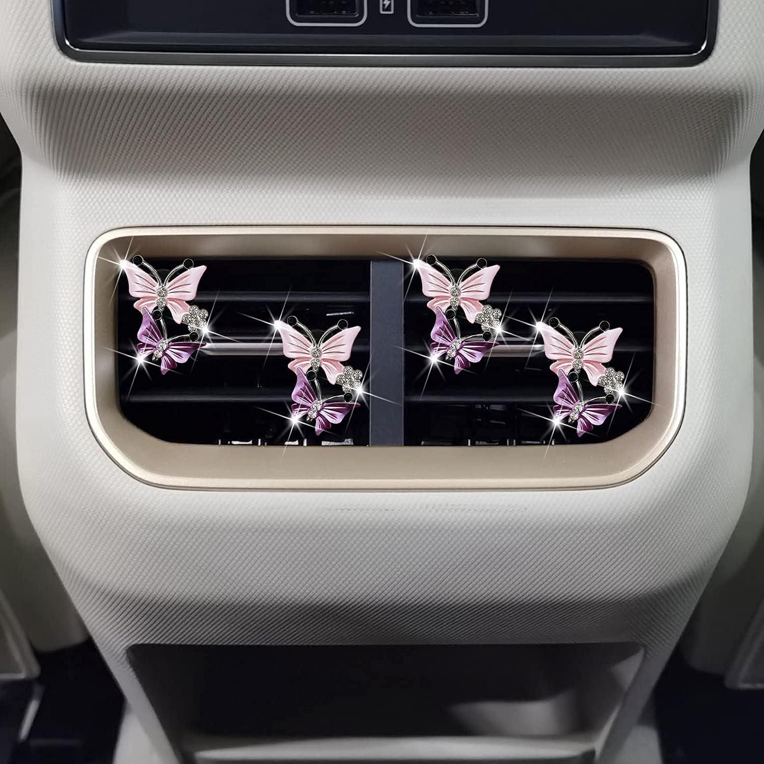 Ambientadores para Automóvil Maitech Clips Mariposa 4 Pcs Rosa
