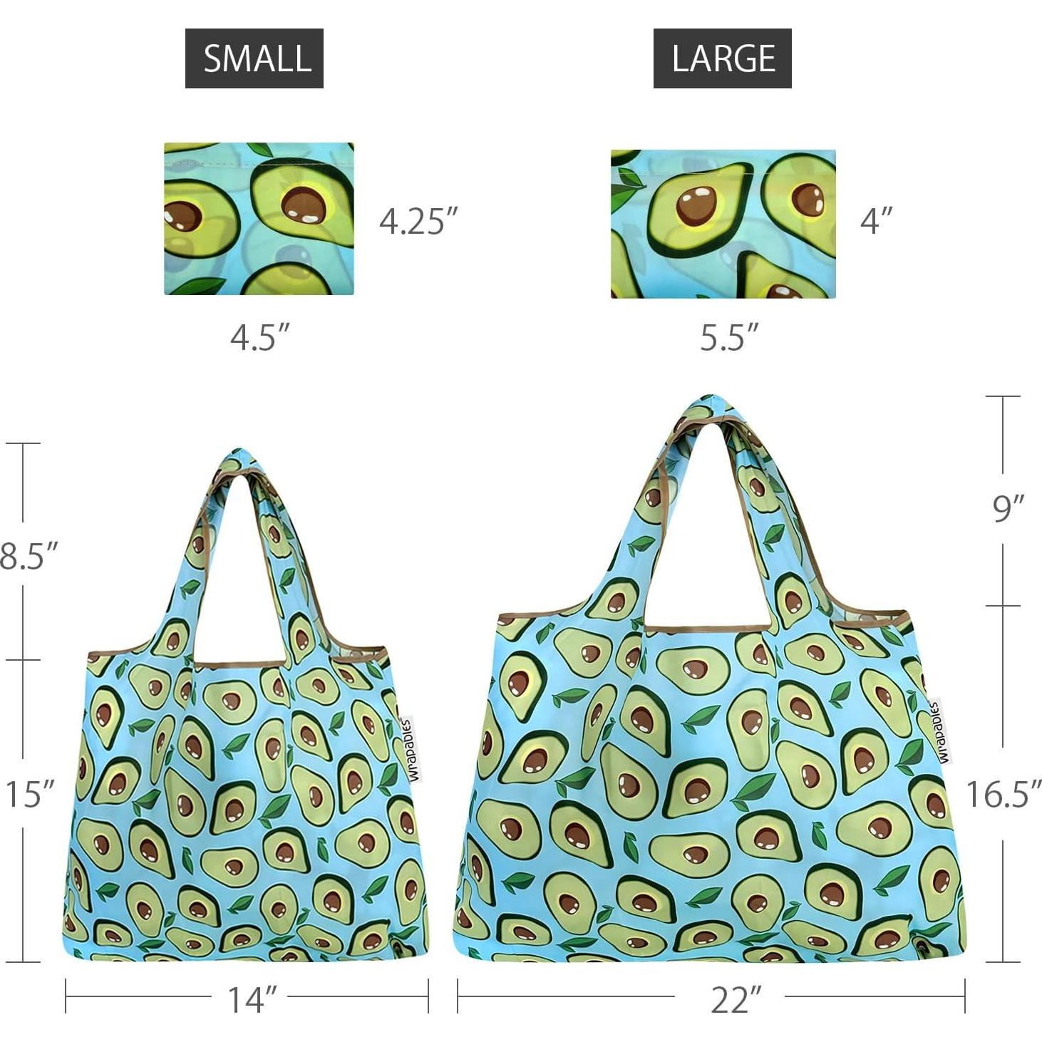 Set de 2 Bolsas Reutilizables Plegables Allydrew - Grande y Pequeña