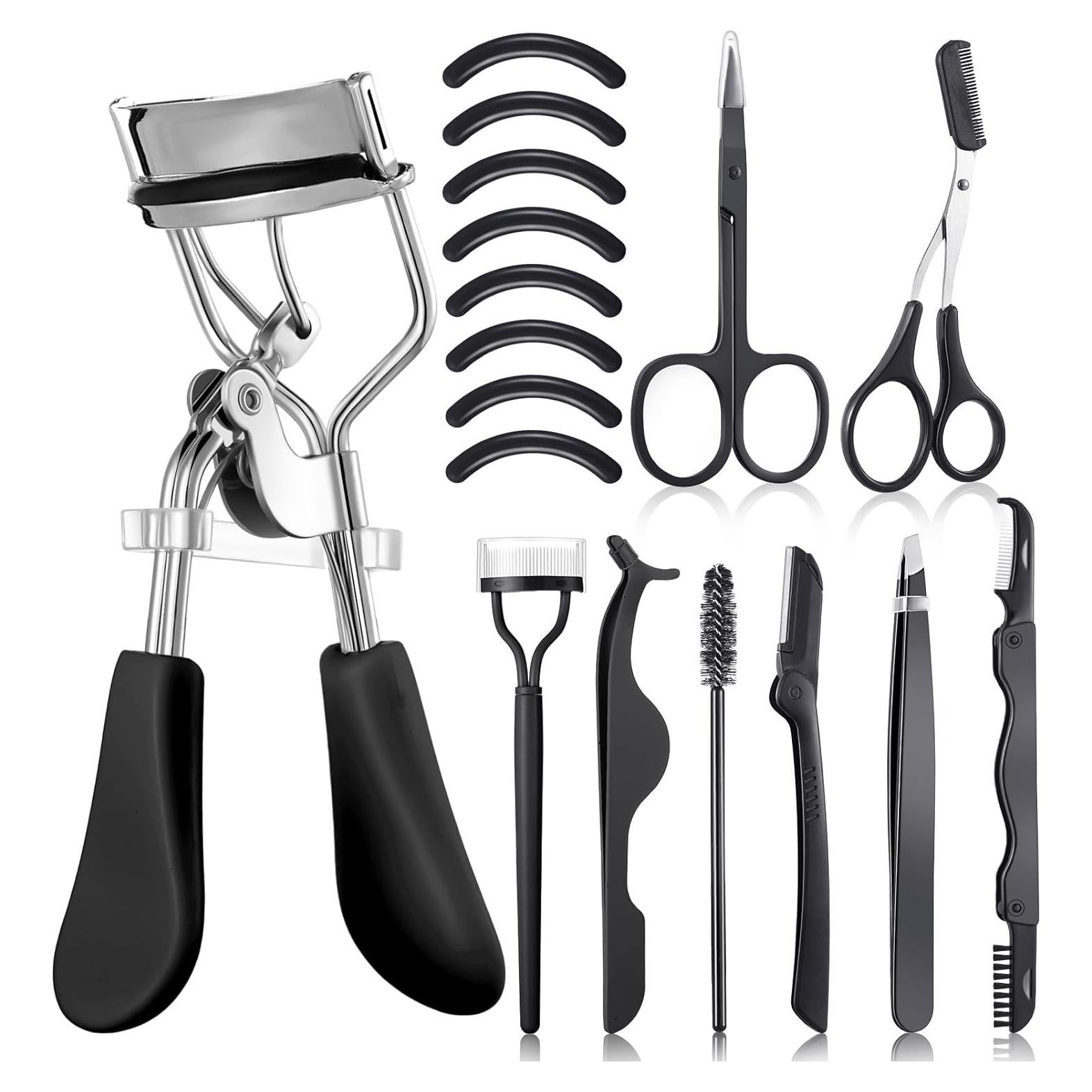 Kit de Rizador de Pestañas Bencailor 17 Piezas Negro