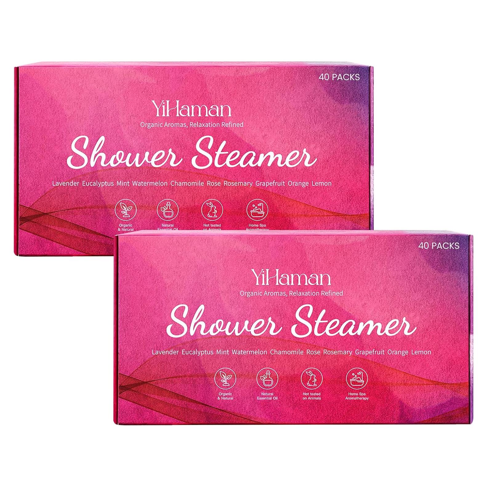 Set de 40 Bombas de Ducha Aromaterapia YIHAMAN - 10 Aromas