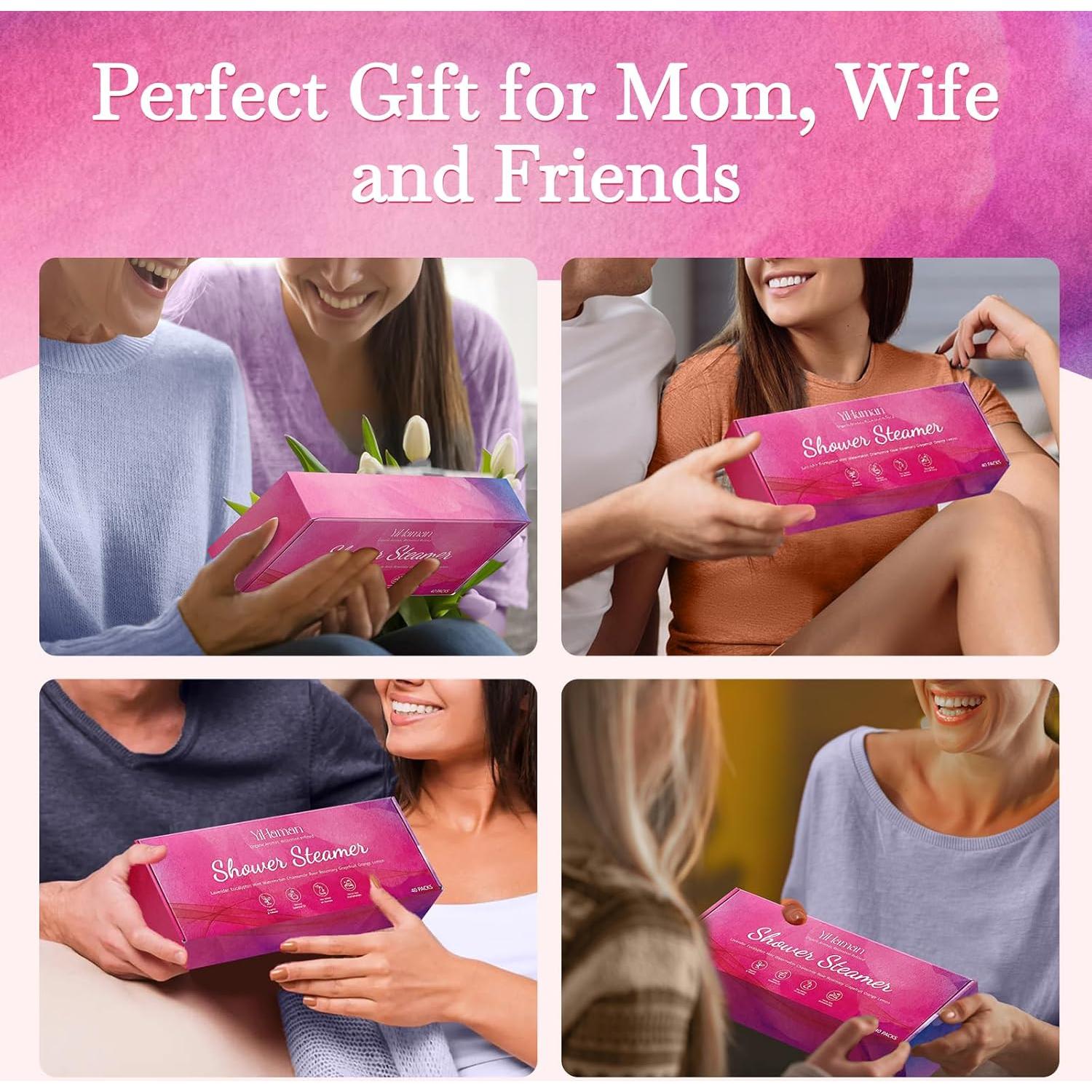 Set de 40 Bombas de Ducha Aromaterapia YIHAMAN - 10 Aromas