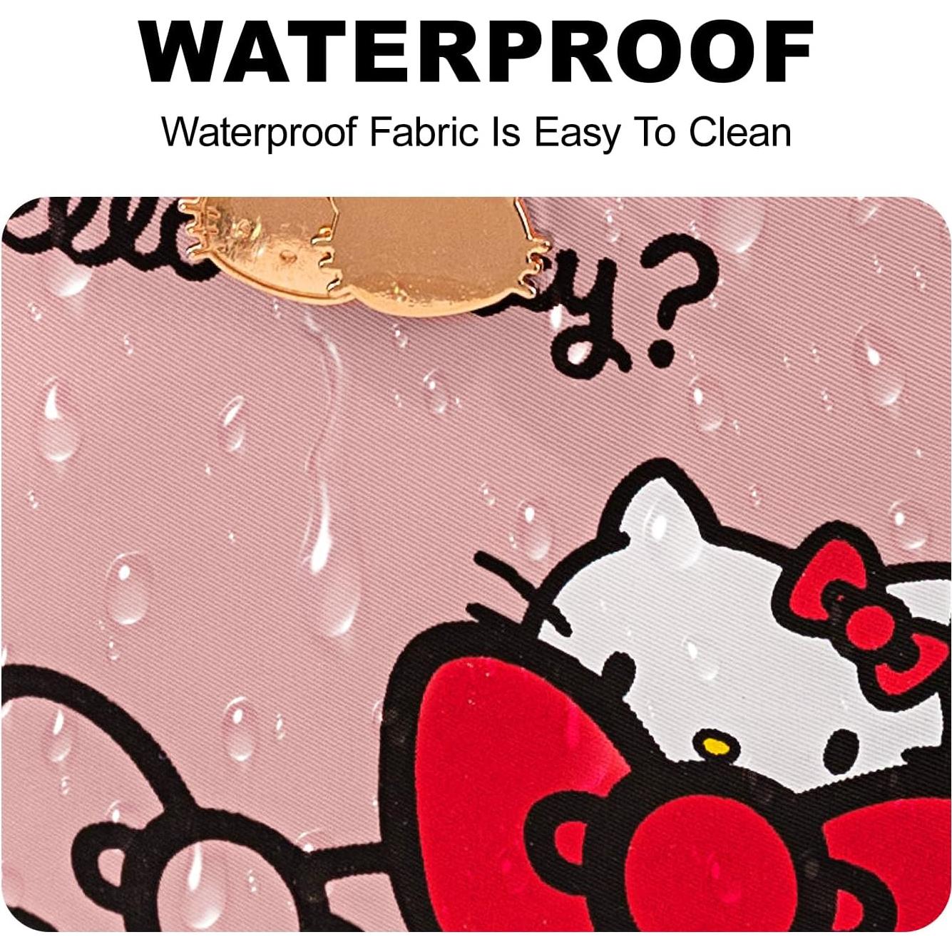 Bolsa de Maquillaje AmBealla Rosa Impermeable 2PCS con Soporte