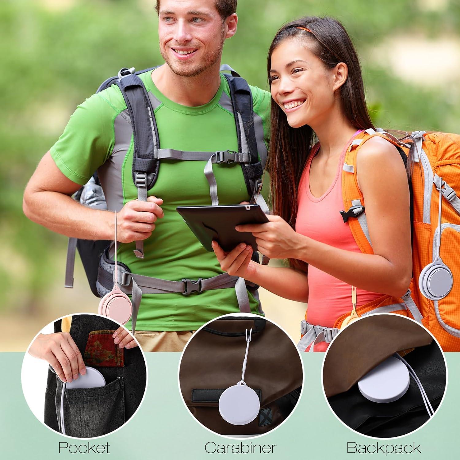 8 Tazas de Silicona Plegables Funnymoom 200 ml Colores Macaron