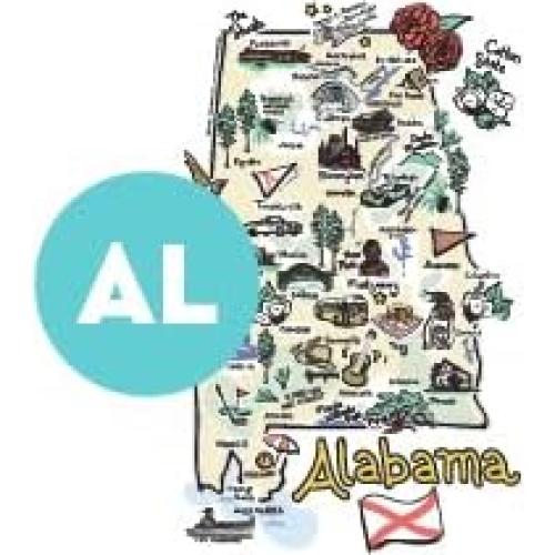 Taza de Viaje Aislada Swig Life 22oz con Asa y Tapa Alabama