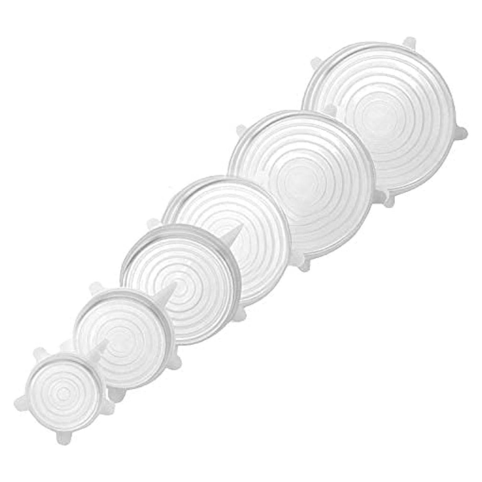 Tapas de Silicona di Oro 6 Pack - Cubiertas Reutilizables