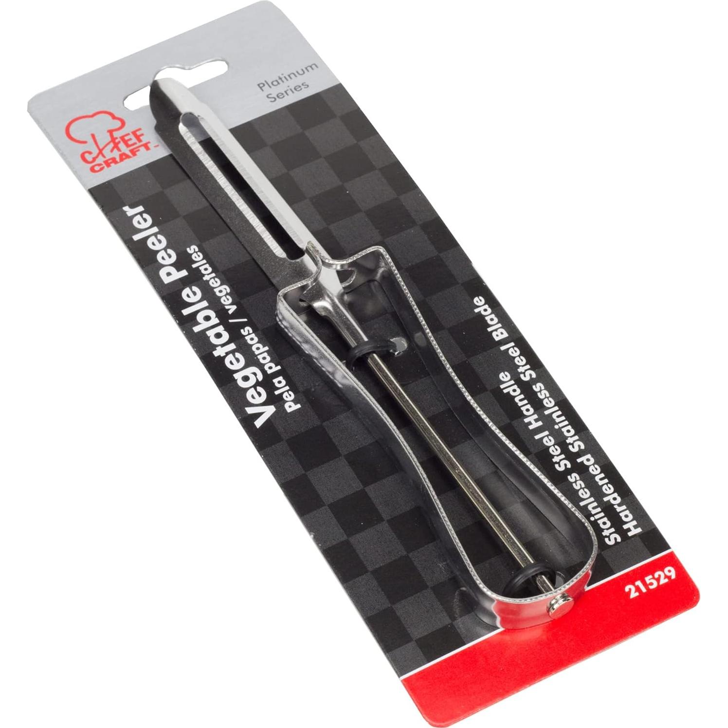 Pelador de Verduras Chef Craft Acero Inoxidable 15.24 cm Paquete 2