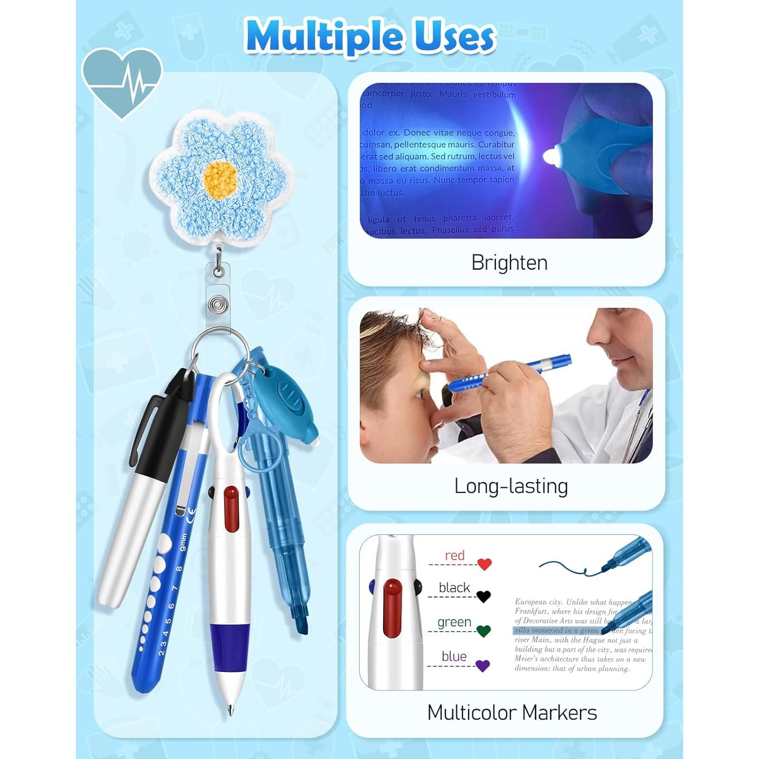 Conjunto de bolígrafos para enfermeras Plifal - 5 piezas
