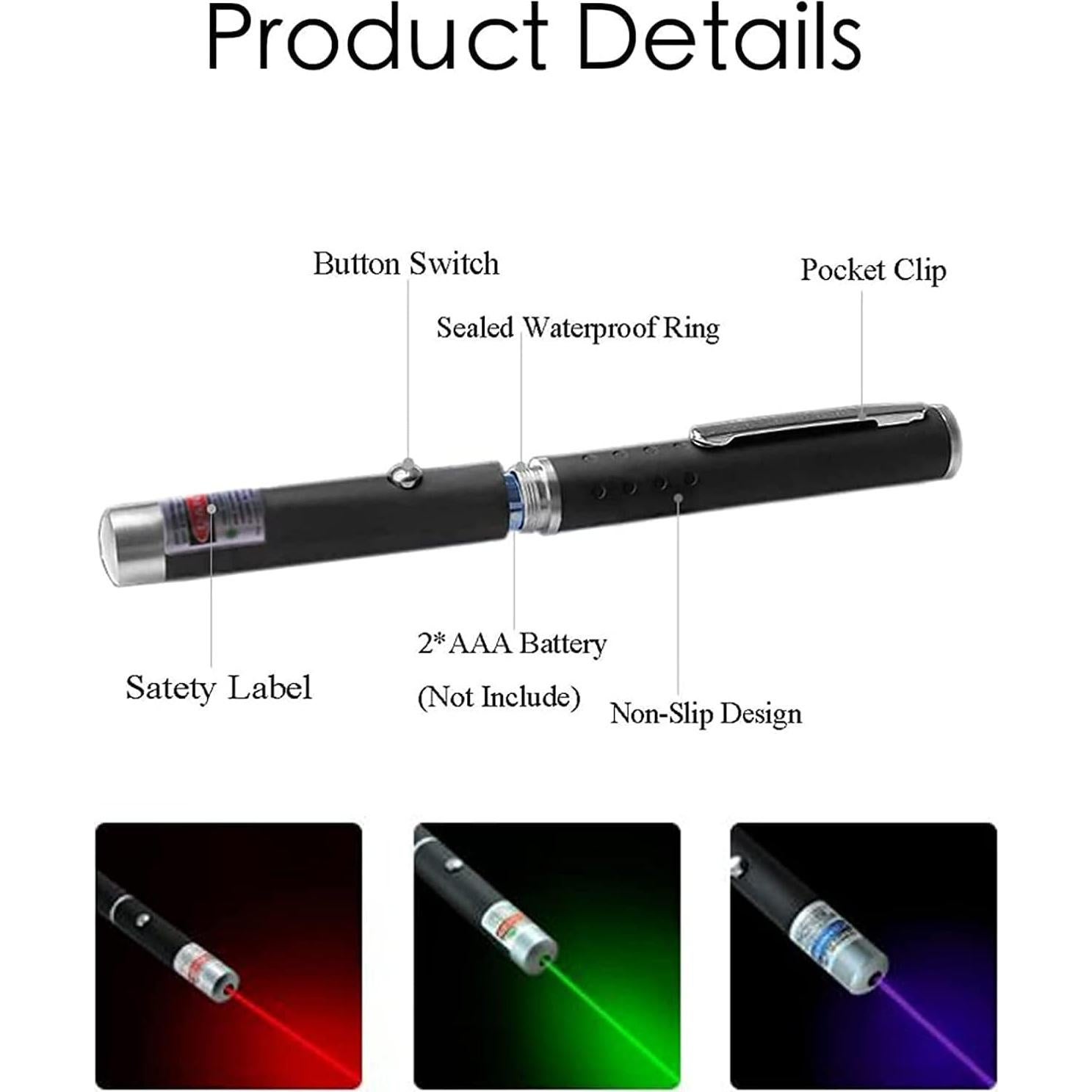 Juguetes para Gatos 3 Pcs Laser Interactivo Yiwu 15.5 cm