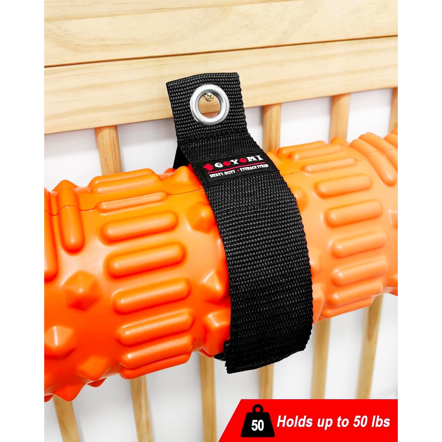 Paquete de 6 correas de almacenamiento GOYOMI - Nylon 25.4-43.2 cm