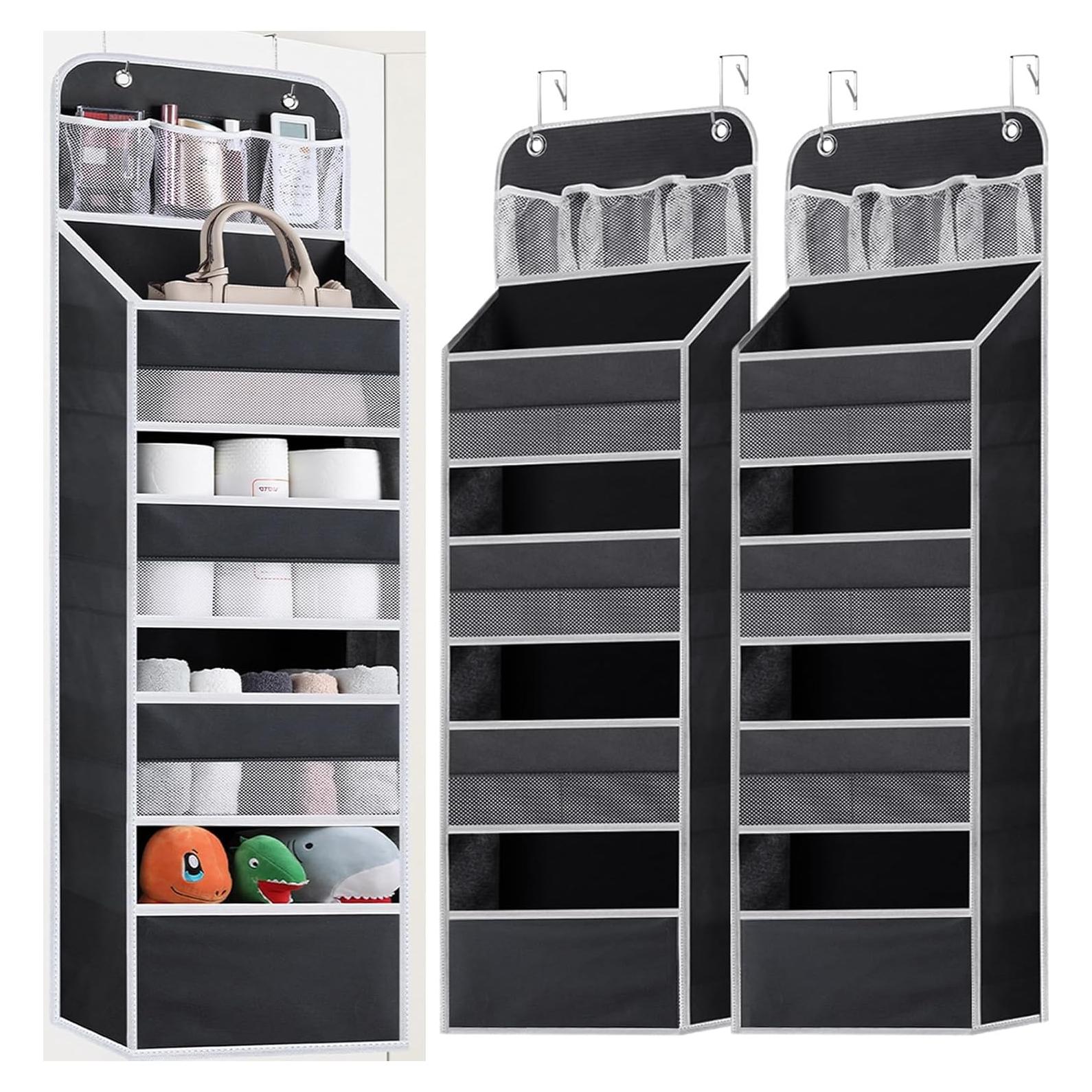 Organizador Colgante sobre Puerta Wakaye 5 Niveles Negro