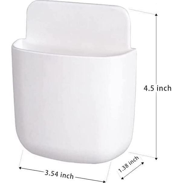 5 Soportes Adhesivos para Control Remoto Hikinlichi Blanco