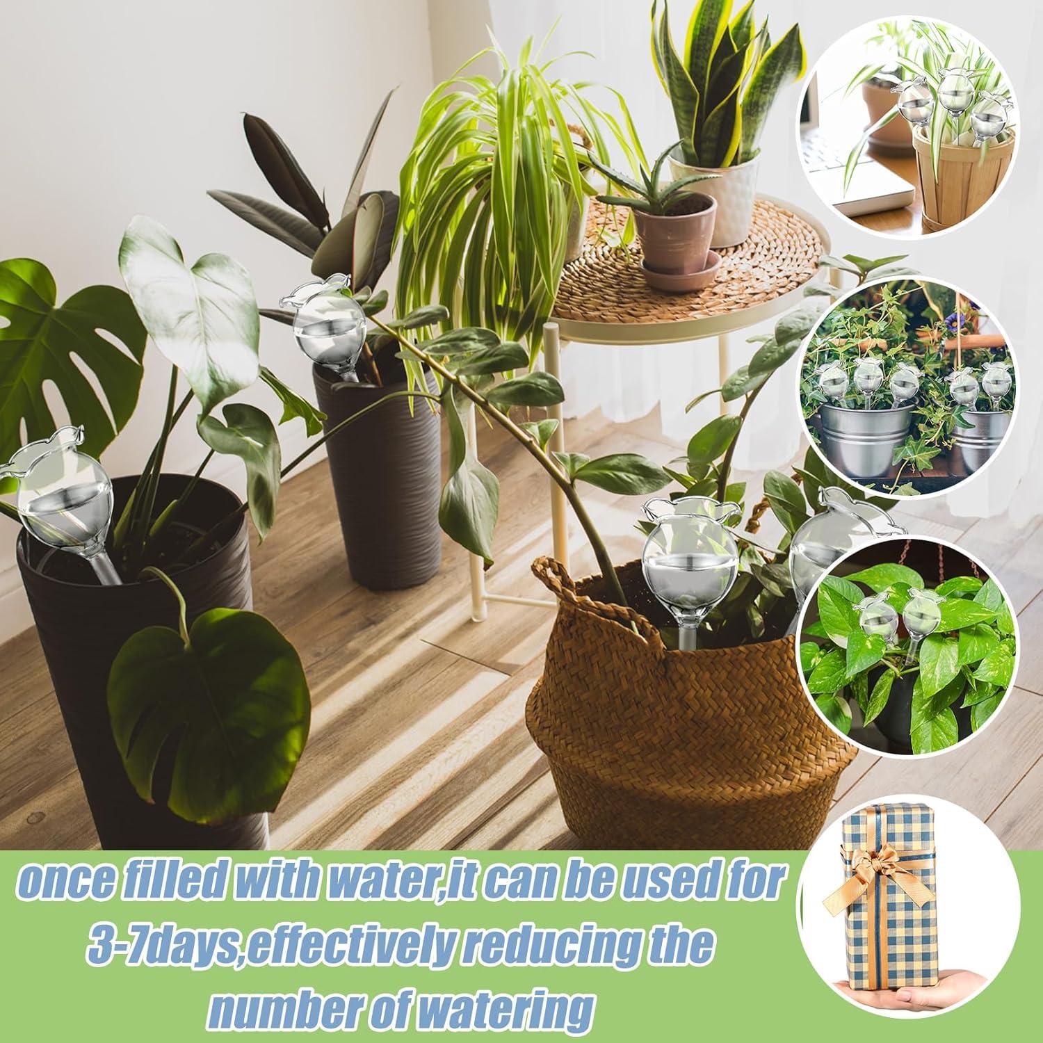 Globos de Riego Automático Yungyan 6 Pcs Tulipán Claro 13.5 cm