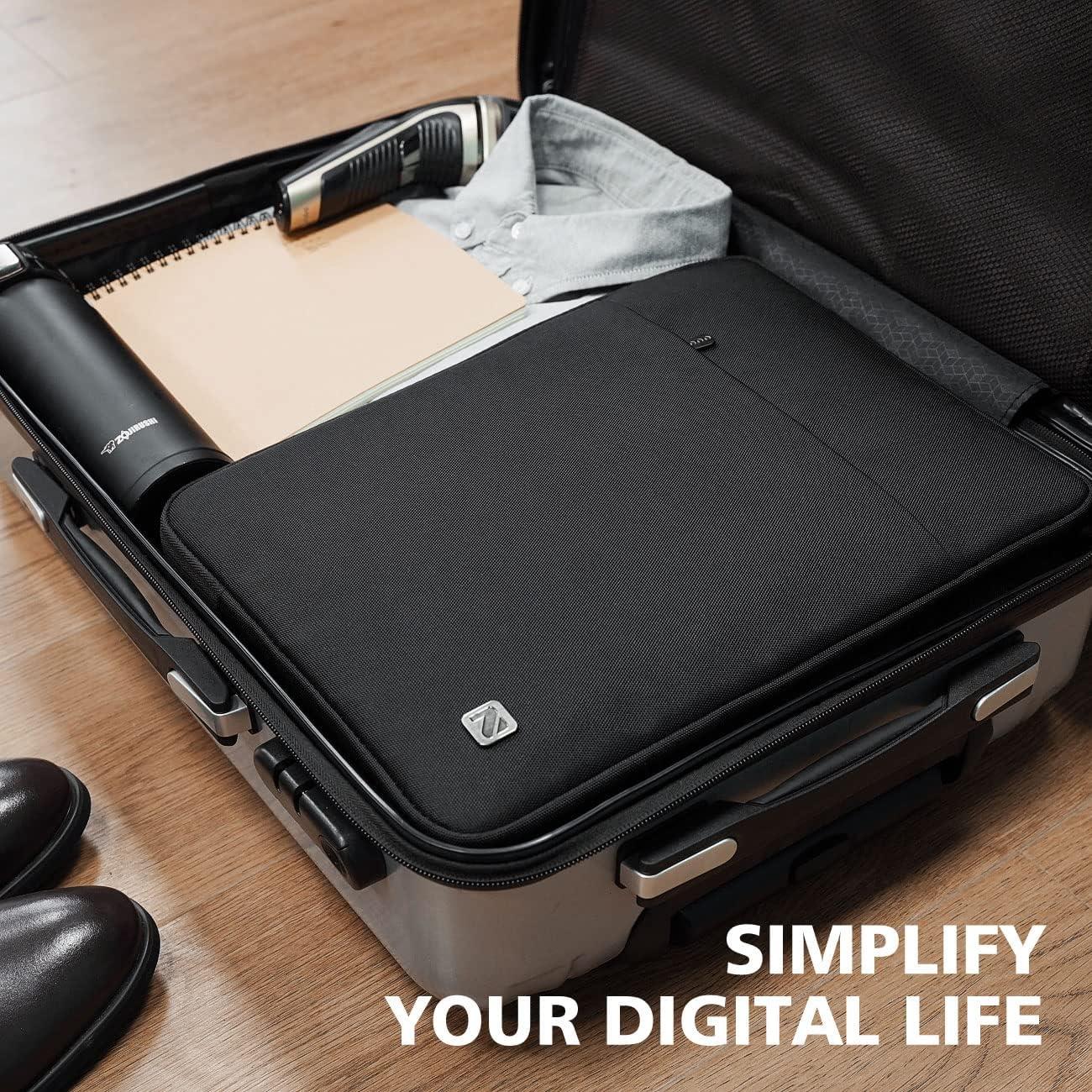 Funda para Laptop NIDOO 10.1" Negra - Compatible con iPad y Surface