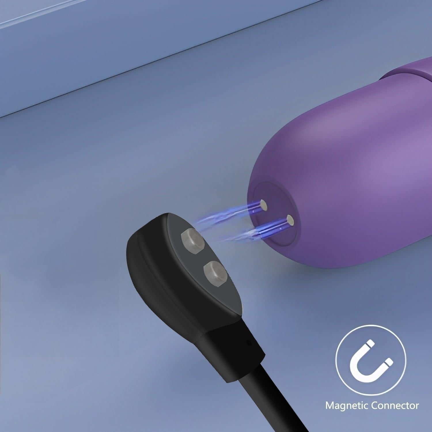 Cable de Carga USB Magnético 6mm YiKaiEn 0.82m Negro