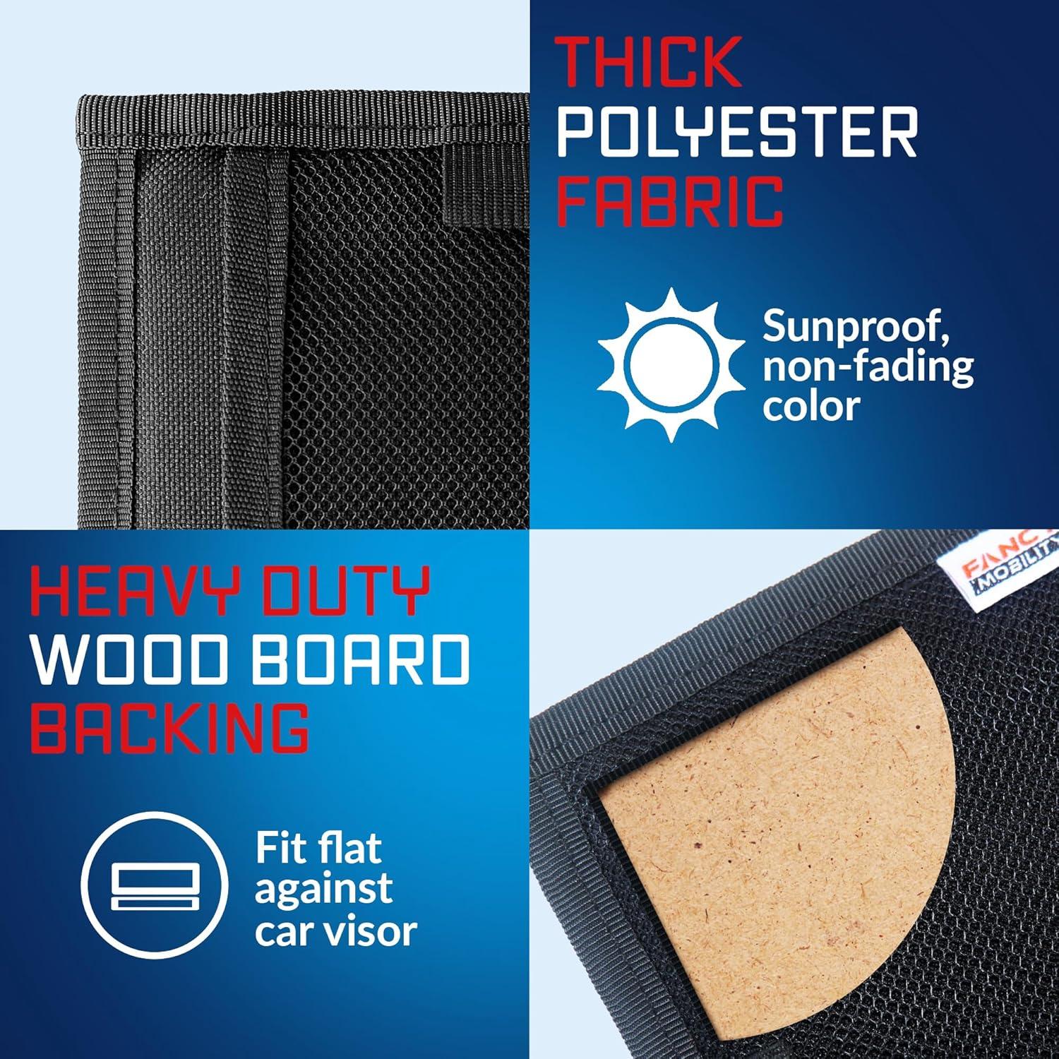 Organizador de Visera de Auto Fancy Mobility MVO-B-001 Negro