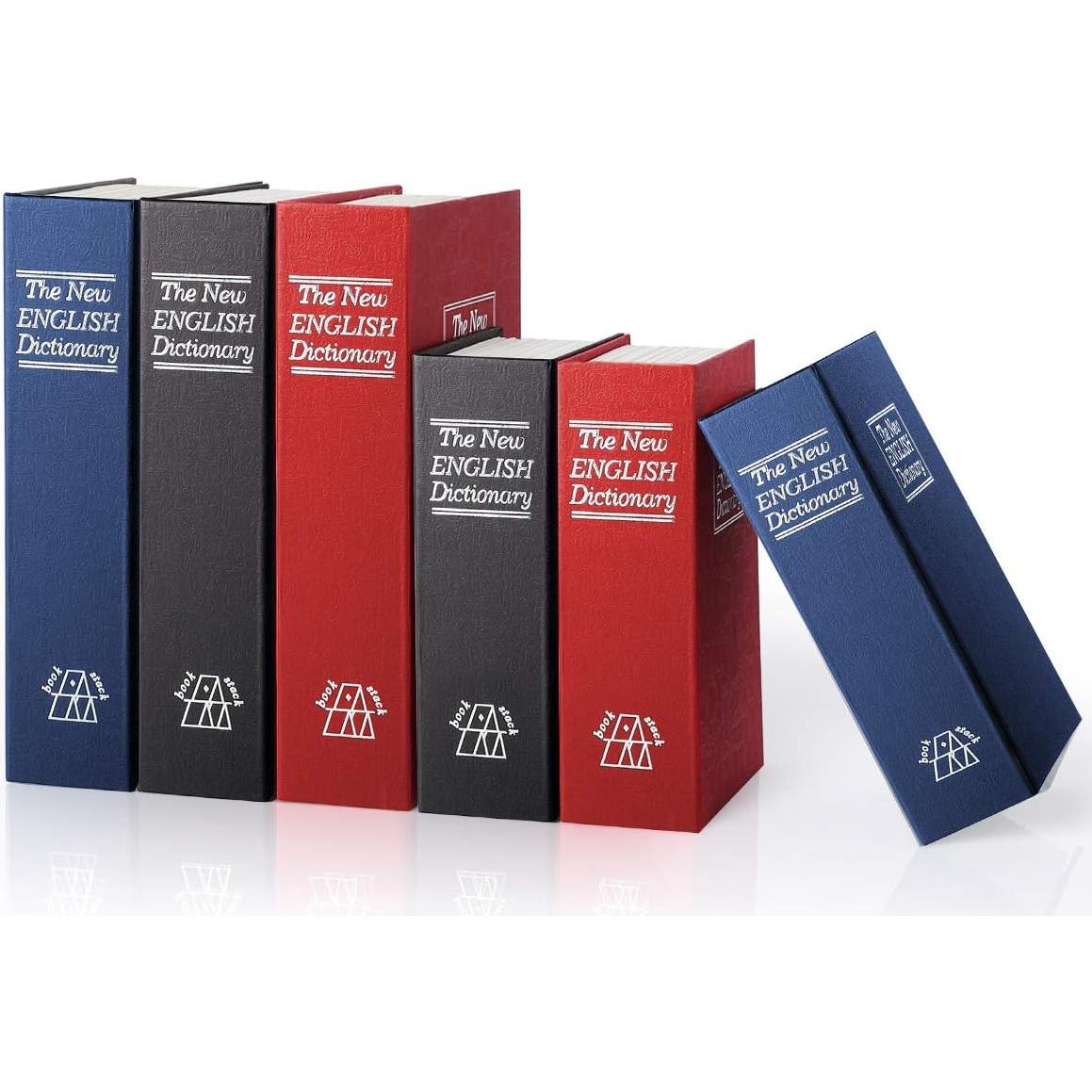 Caja de Seguridad Oculta Jssmst en Forma de Libro Negra 18.3x11.7cm